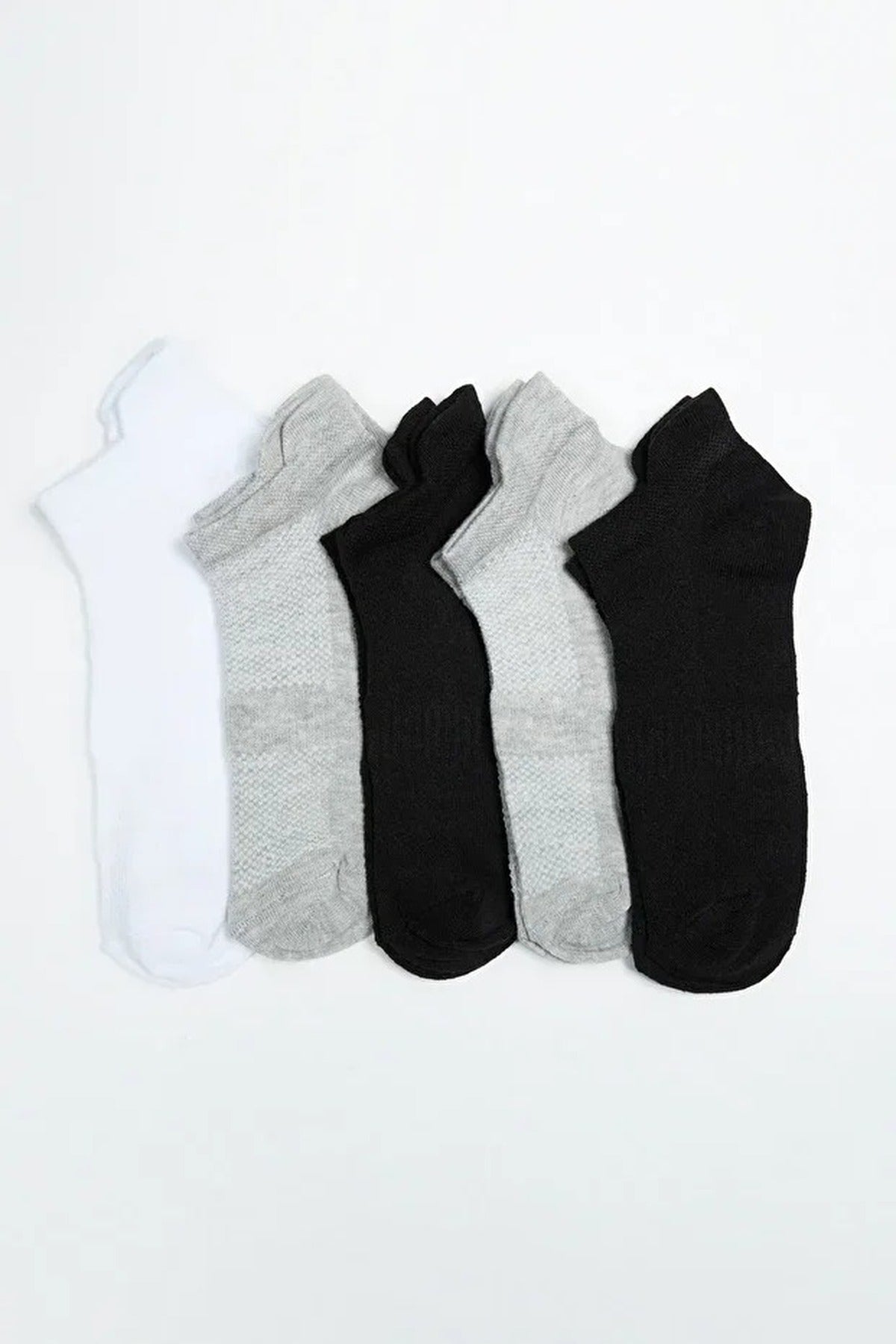 5-Pack Cotton Knit Sports Yoga Socks