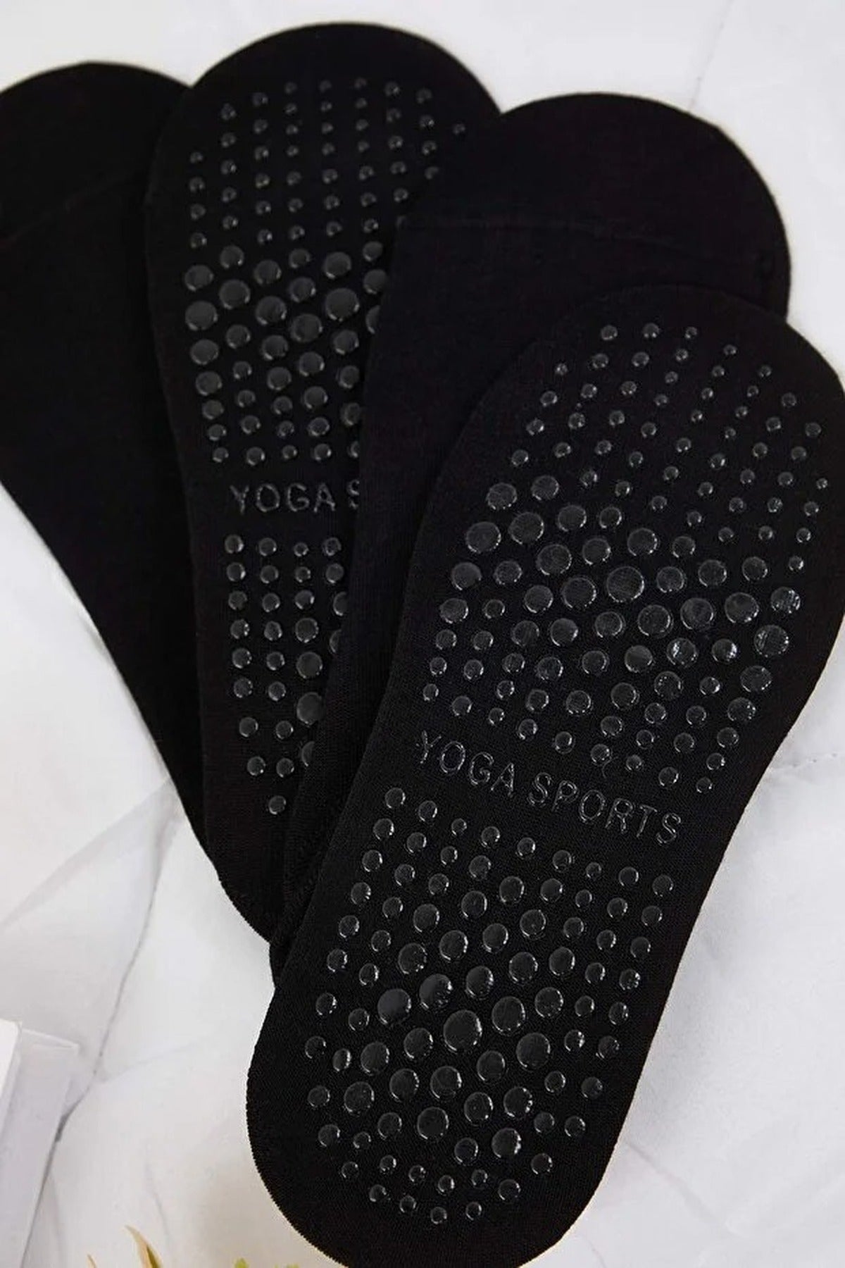 2-Pack Cotton Non-Slip Yoga/Pilates Knit Socks