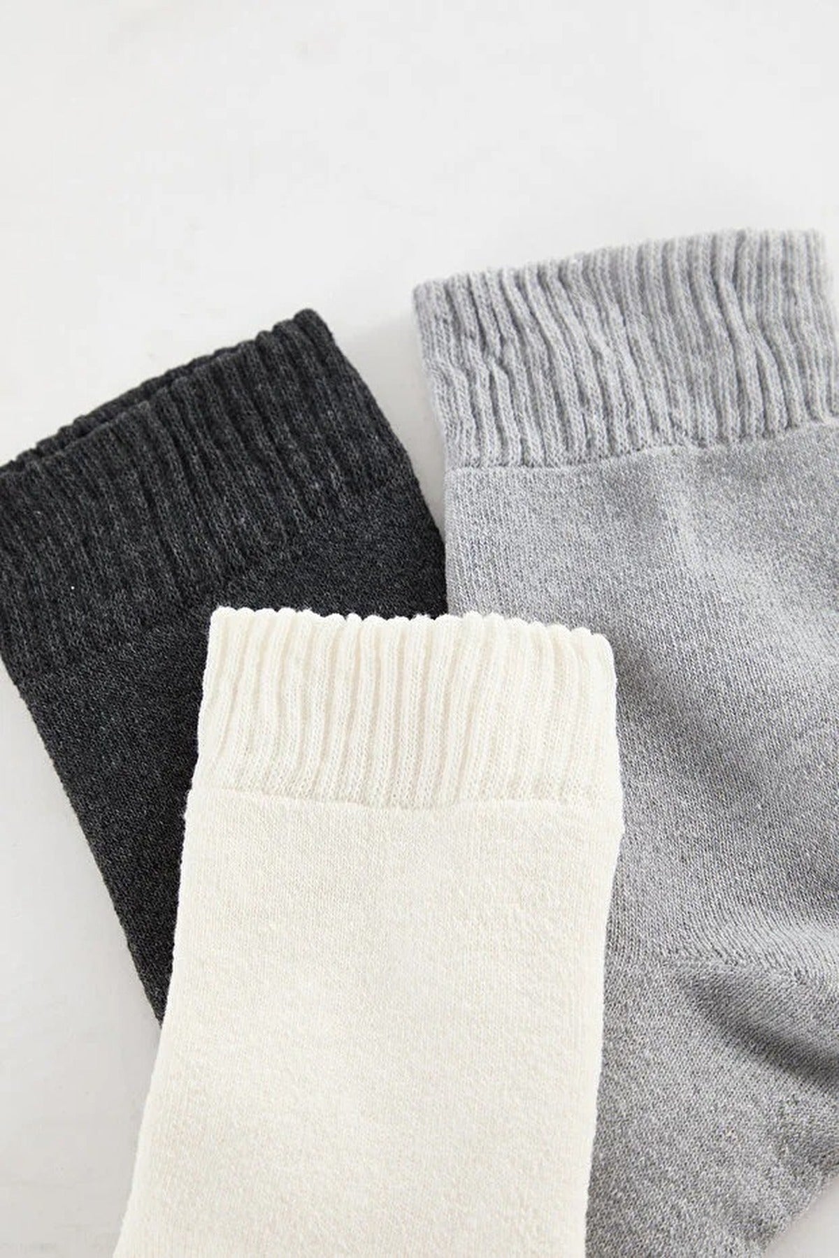 3-Pack Thick Terry Knit Socks