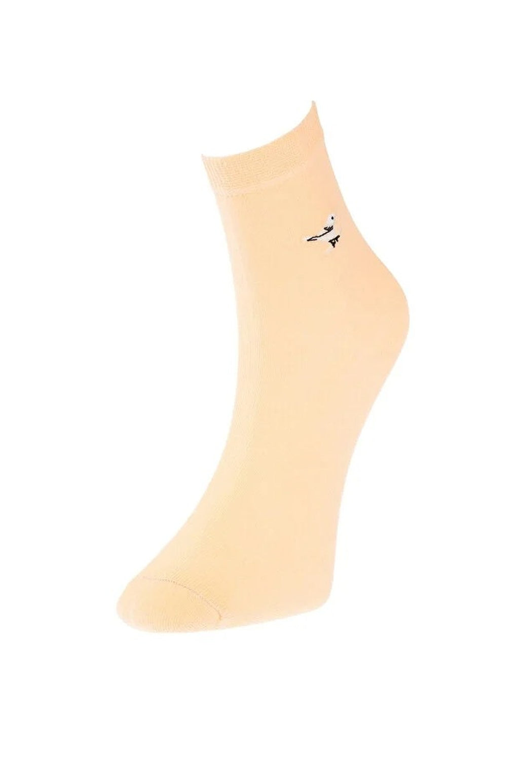 3-Pack Cotton Animal Embroidered Knit Socks