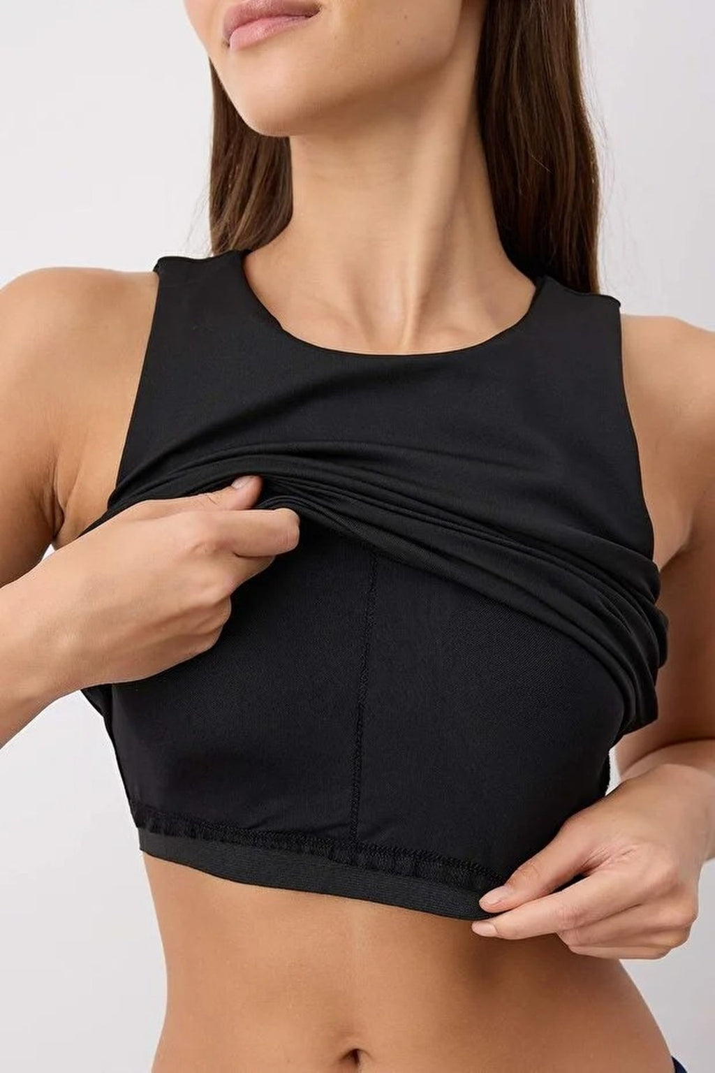2-Layer Reflective Printed Supportive Knit Sports Bra