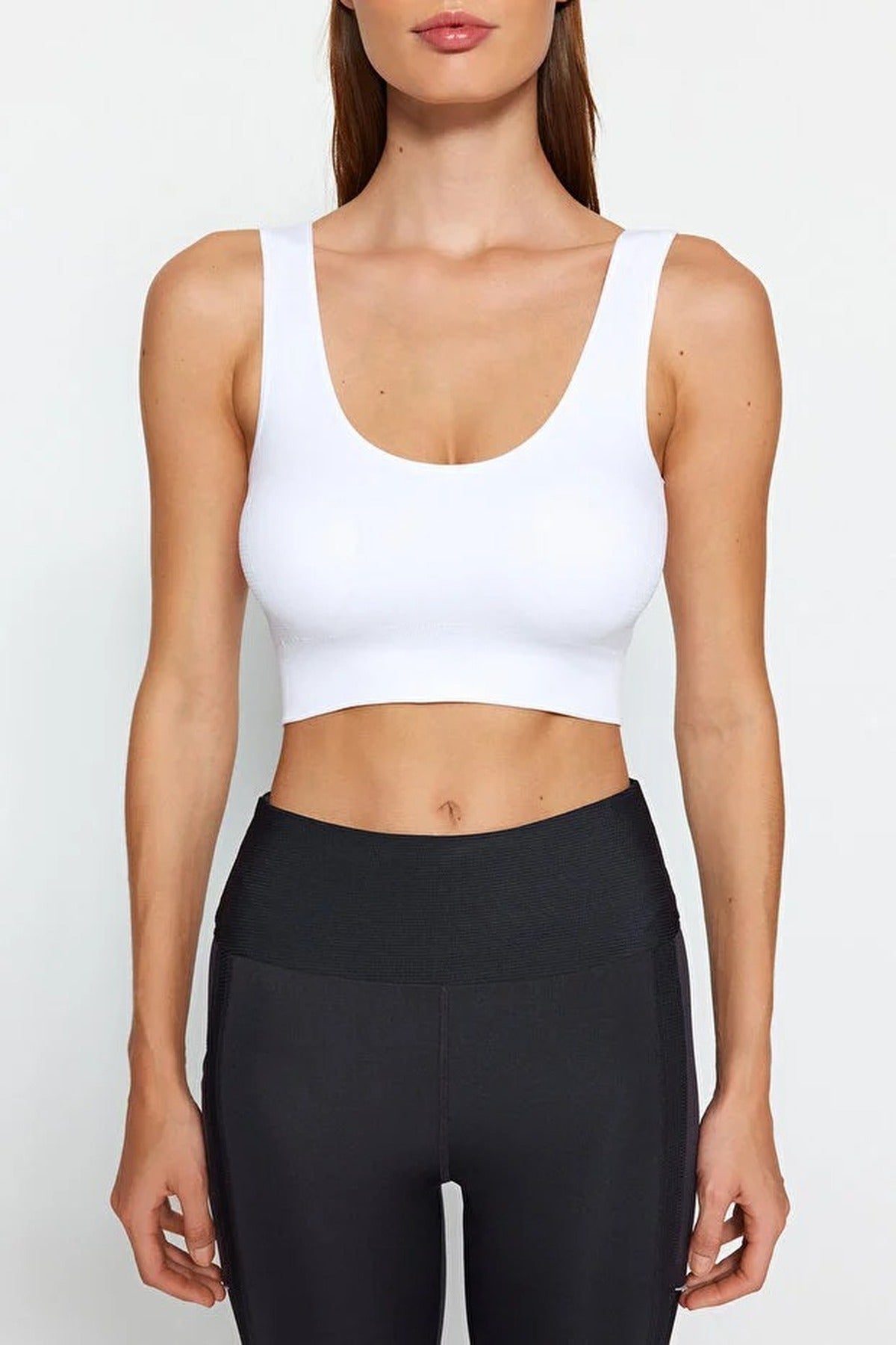 Seamless Supportive Knitted Sports Bra
