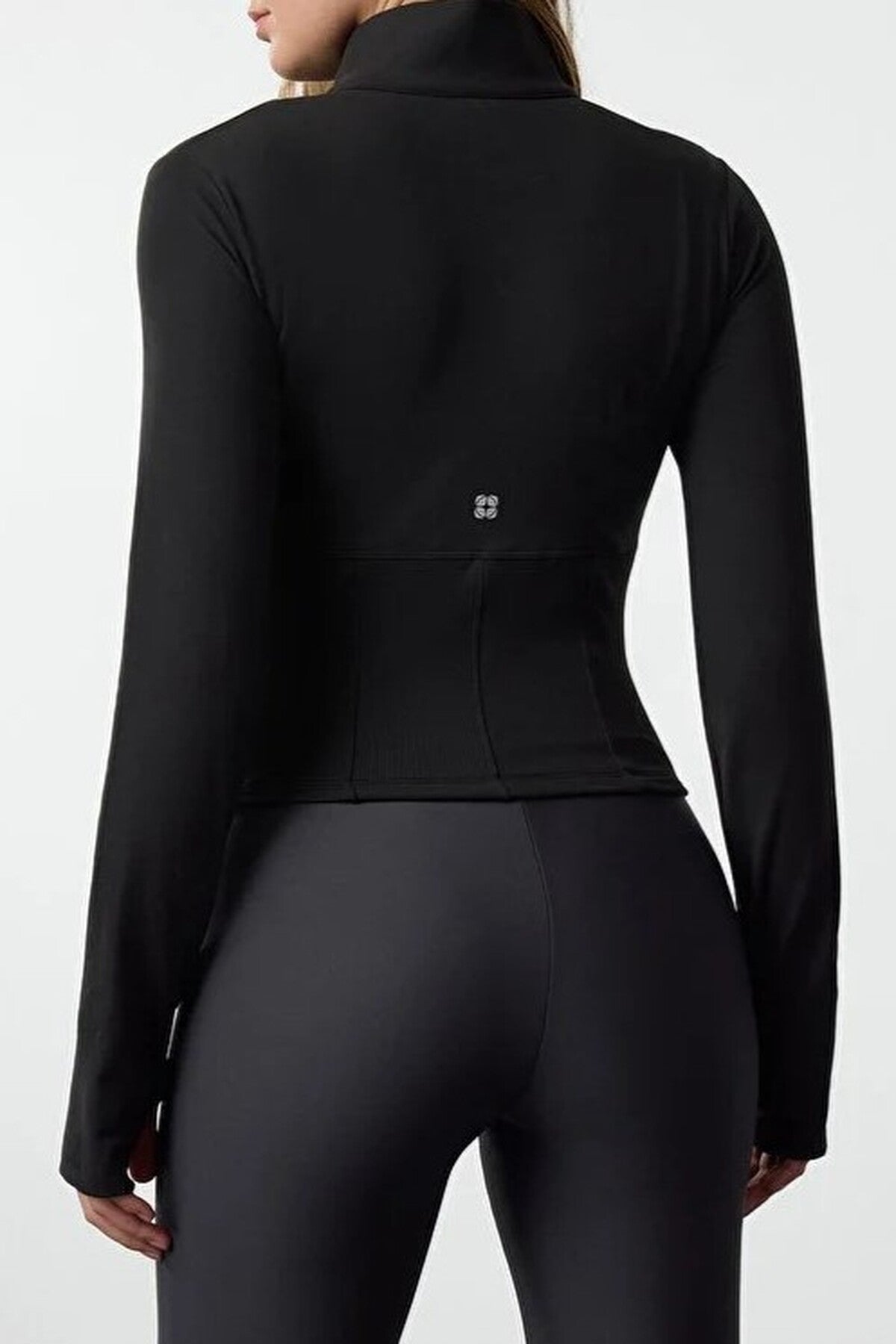 Thumbhole Knitted Sports Jacket