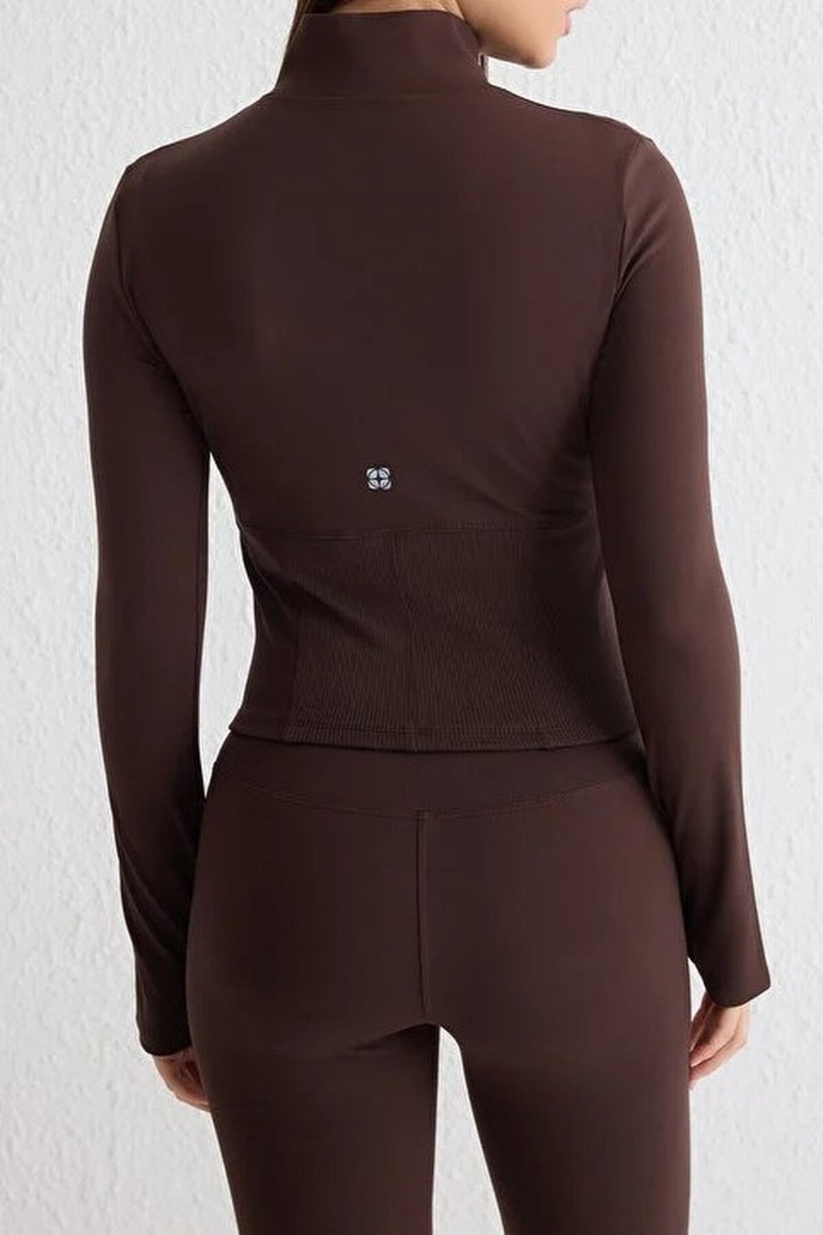 Thumbhole Knitted Sports Jacket