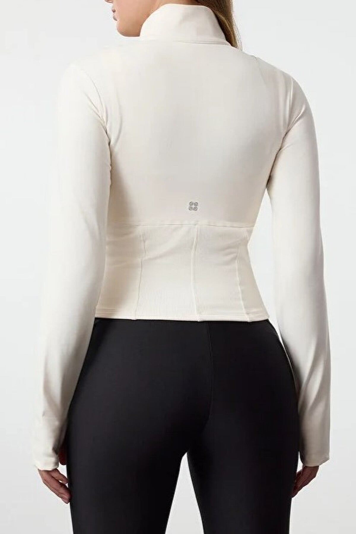 Thumbhole Knitted Sports Jacket