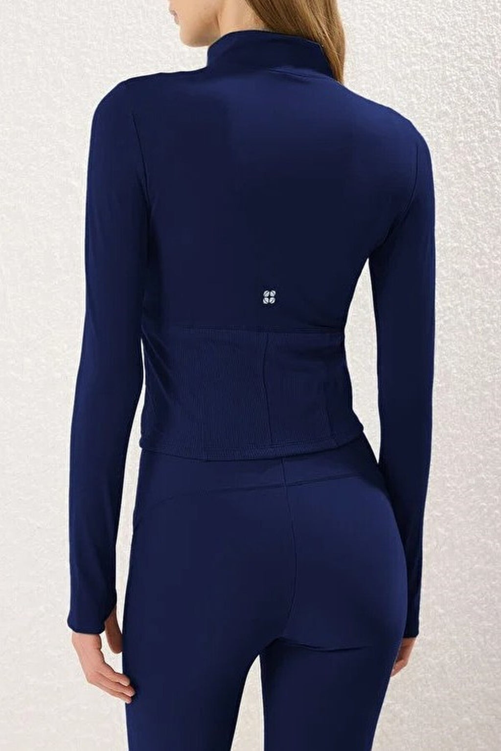 Thumbhole Knitted Sports Jacket