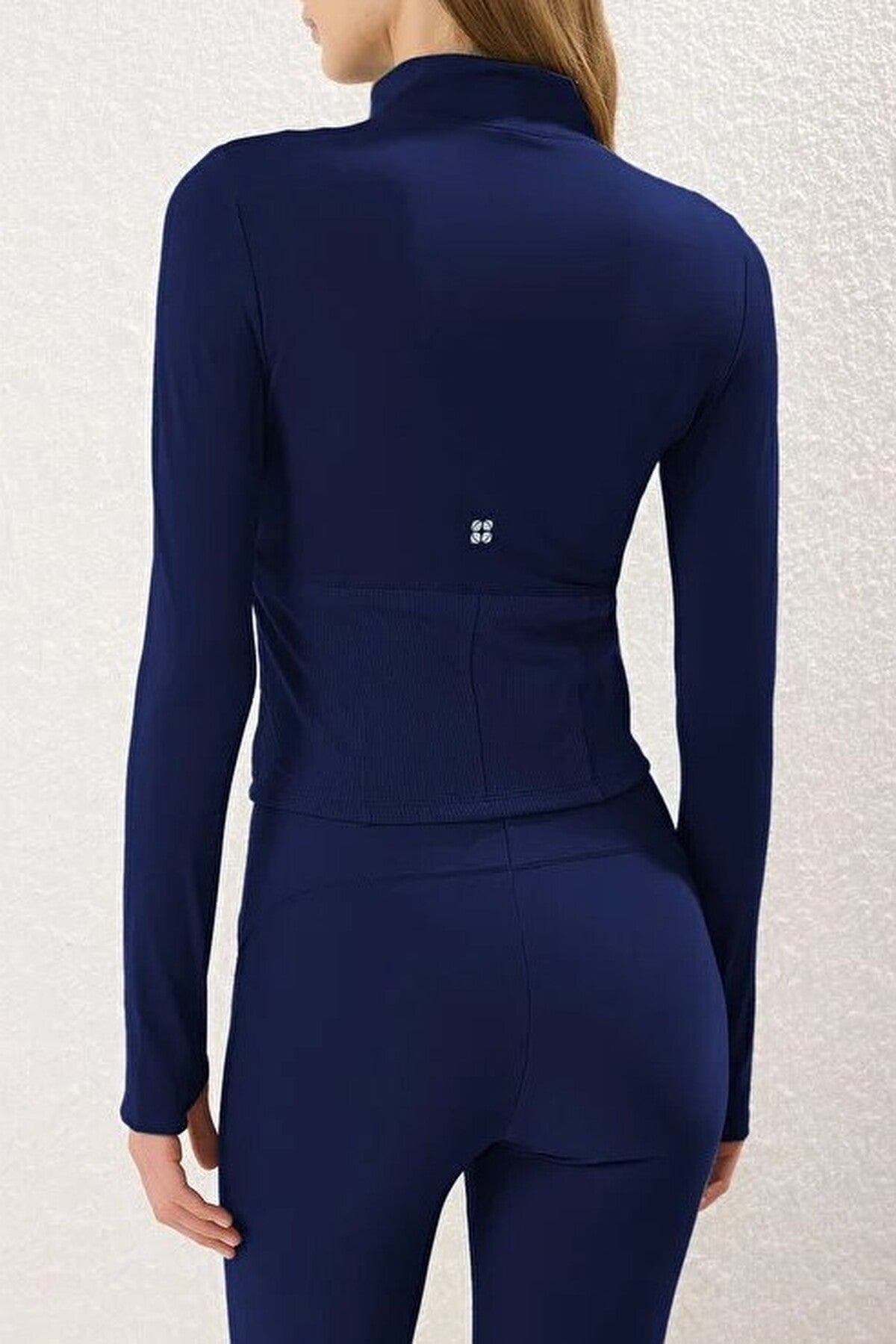 Thumbhole Knitted Sports Jacket