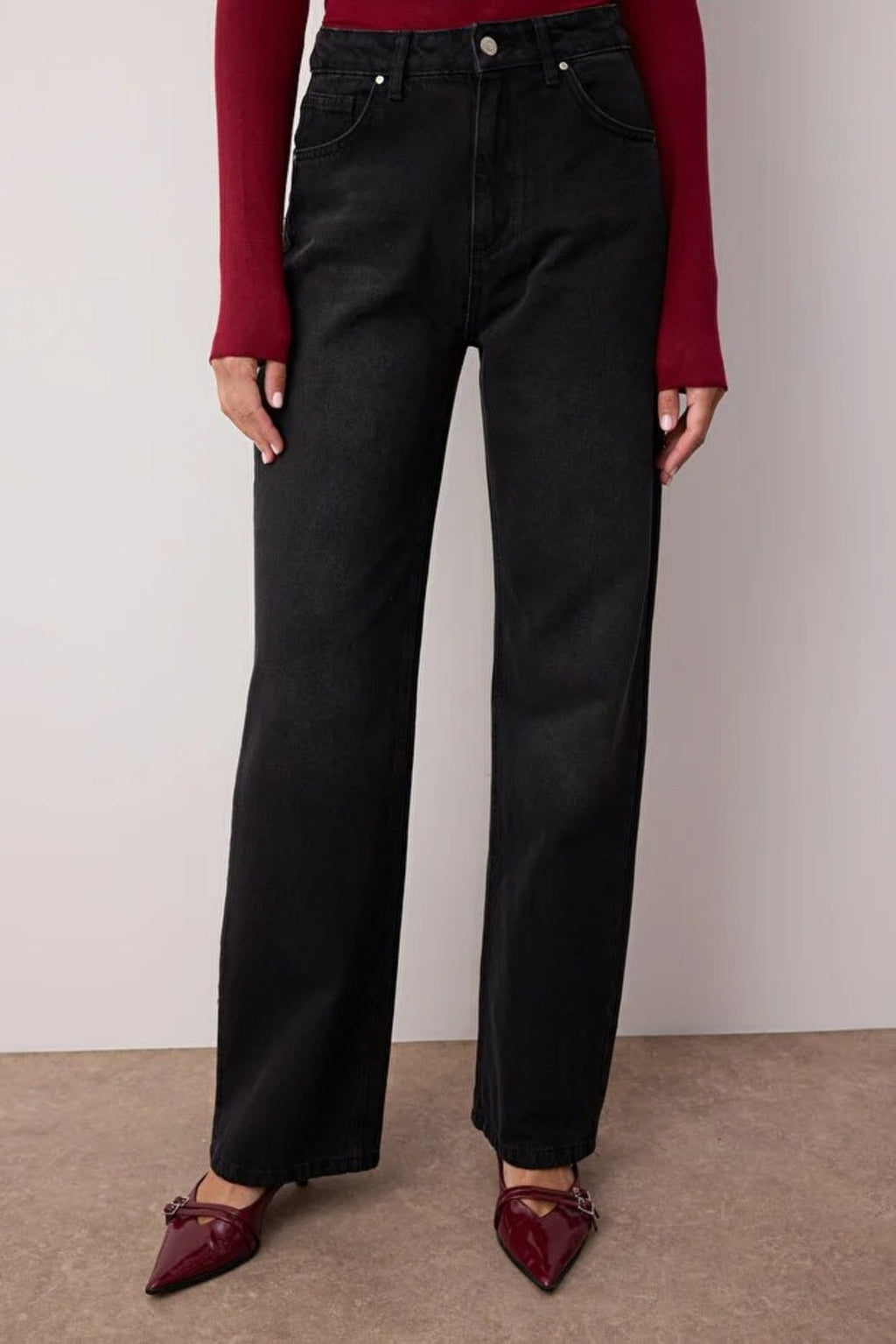 High Waist Wide Leg Jeans