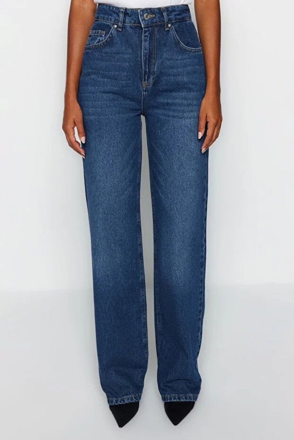 High Waist Wide Leg Jeans