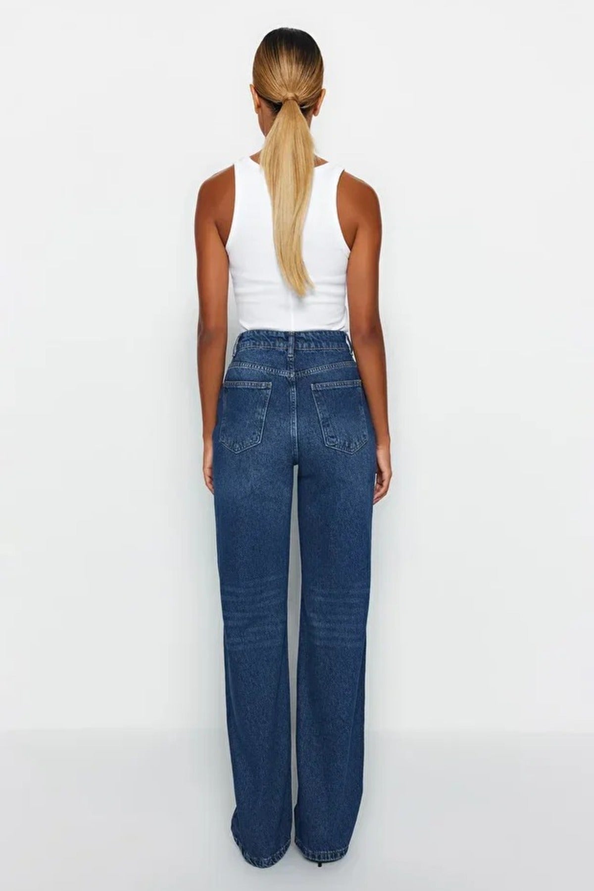 High Waist Wide Leg Jeans