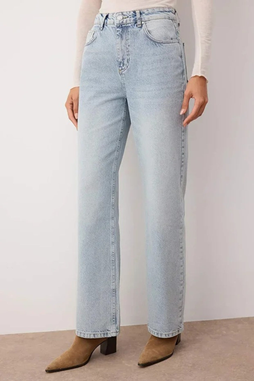 High Waist Wide Leg Jeans