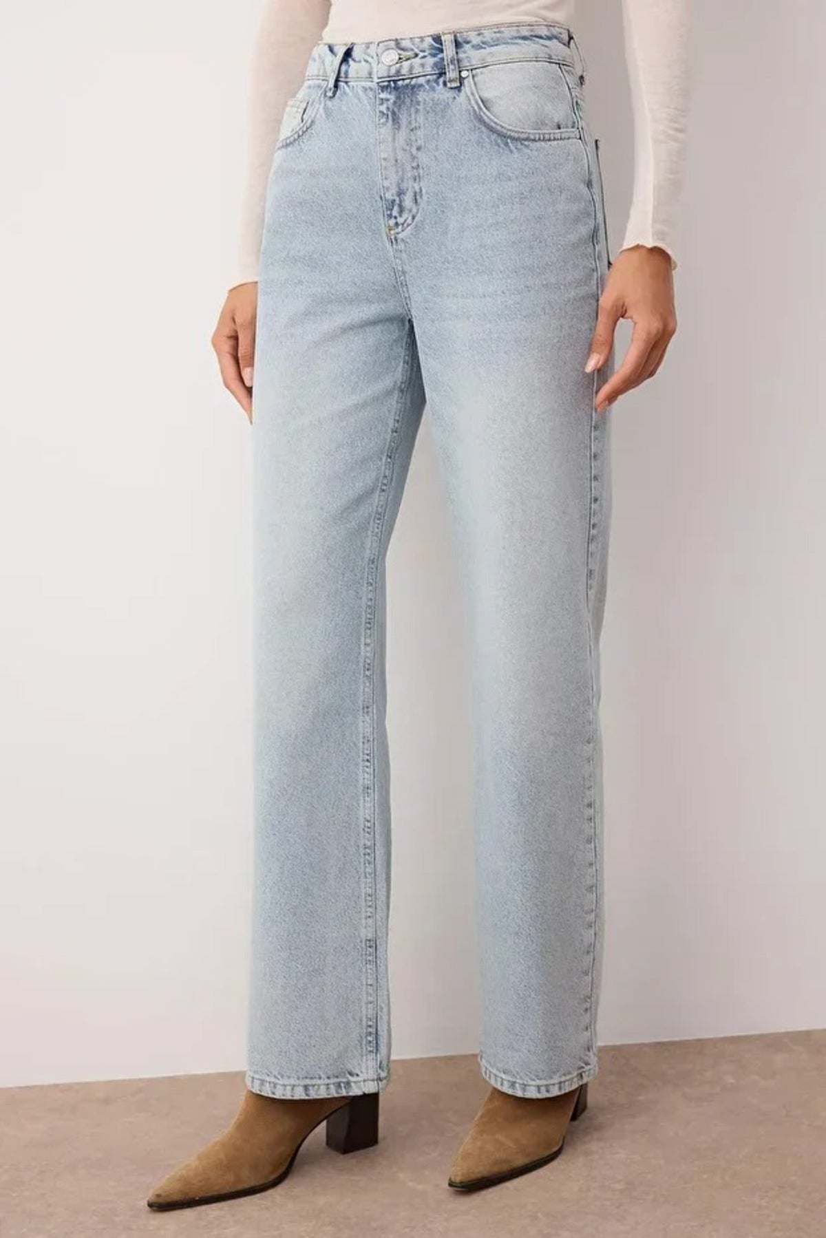 High Waist Wide Leg Jeans