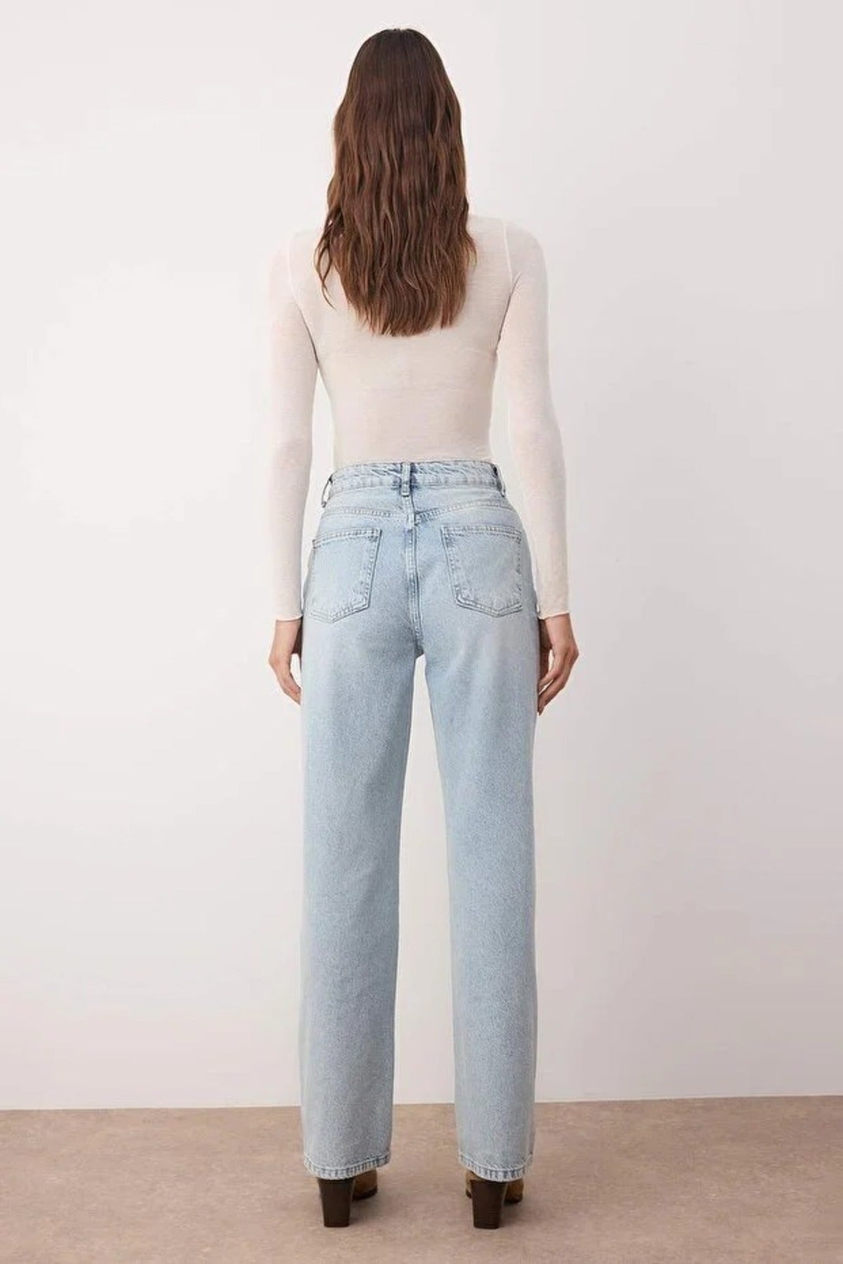 High Waist Wide Leg Jeans
