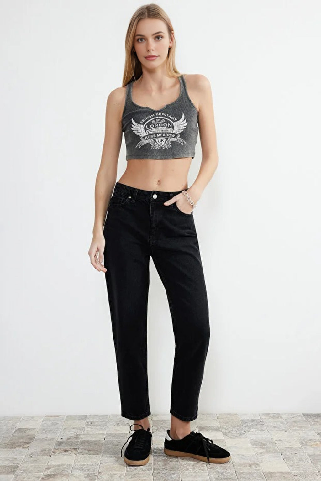 High Waist Mom Jeans