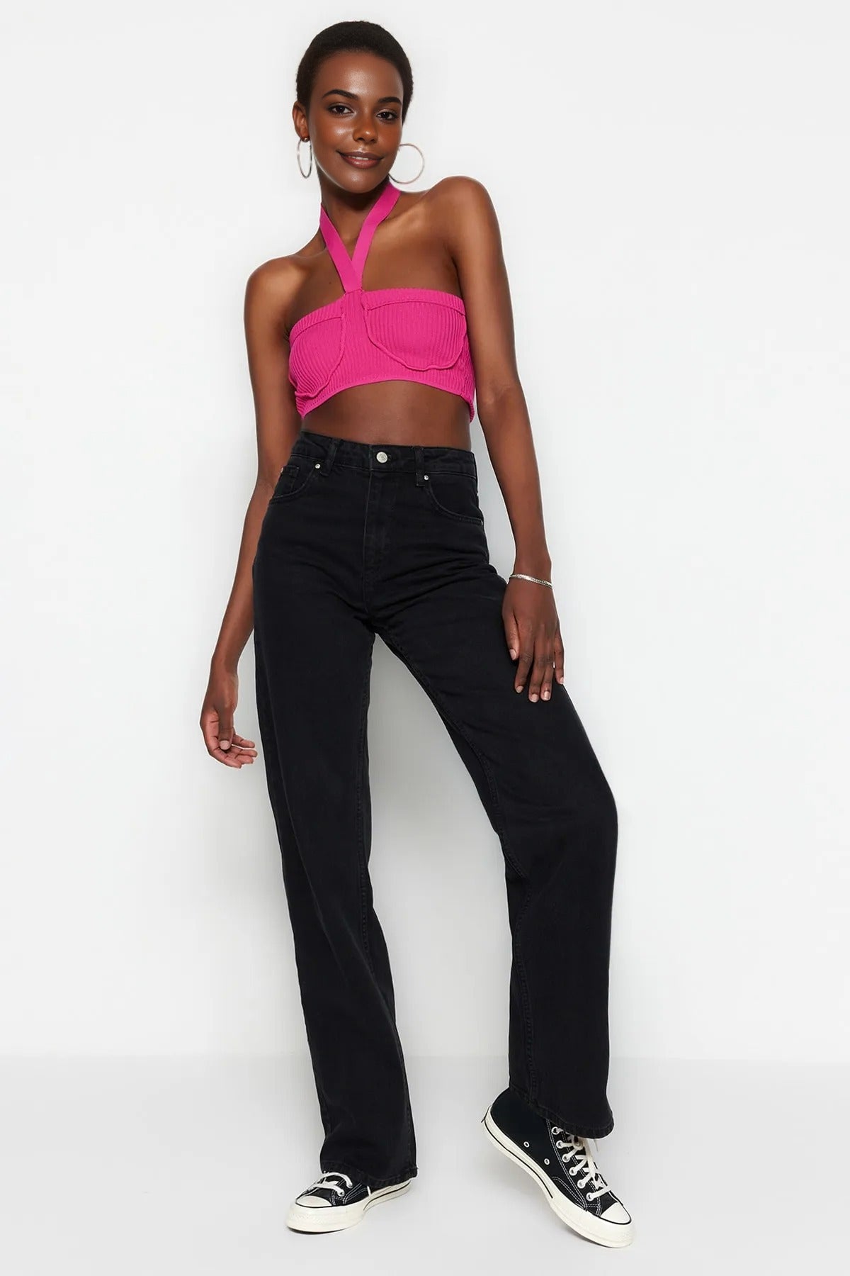 High Waist Wide Leg Jeans