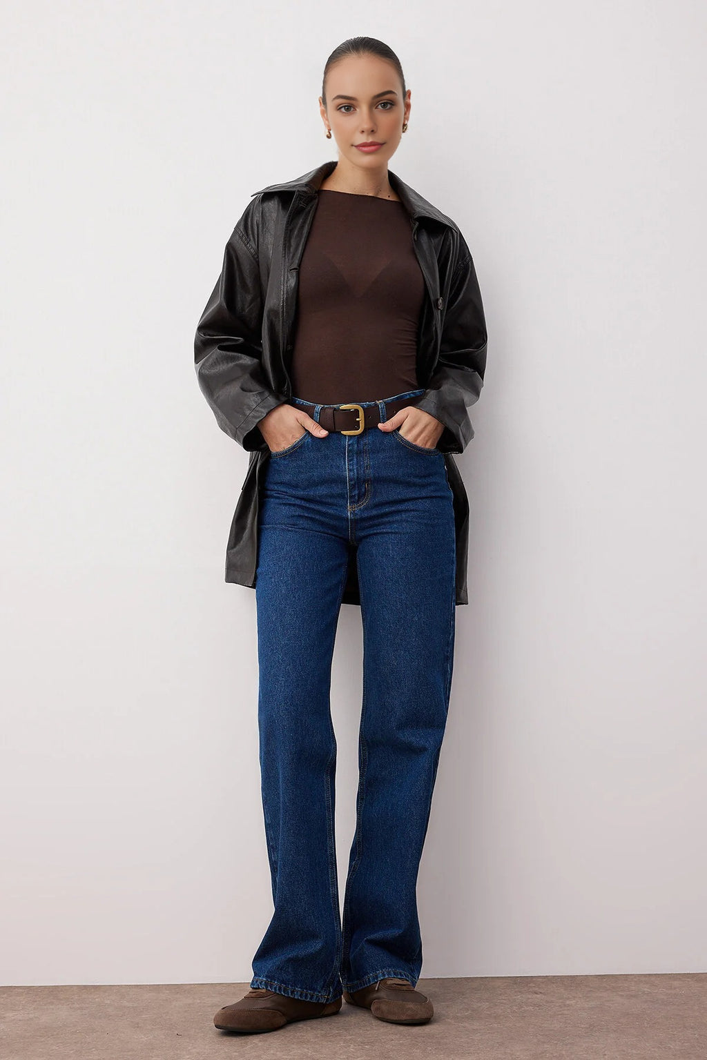 High Waist Wide Leg Jeans