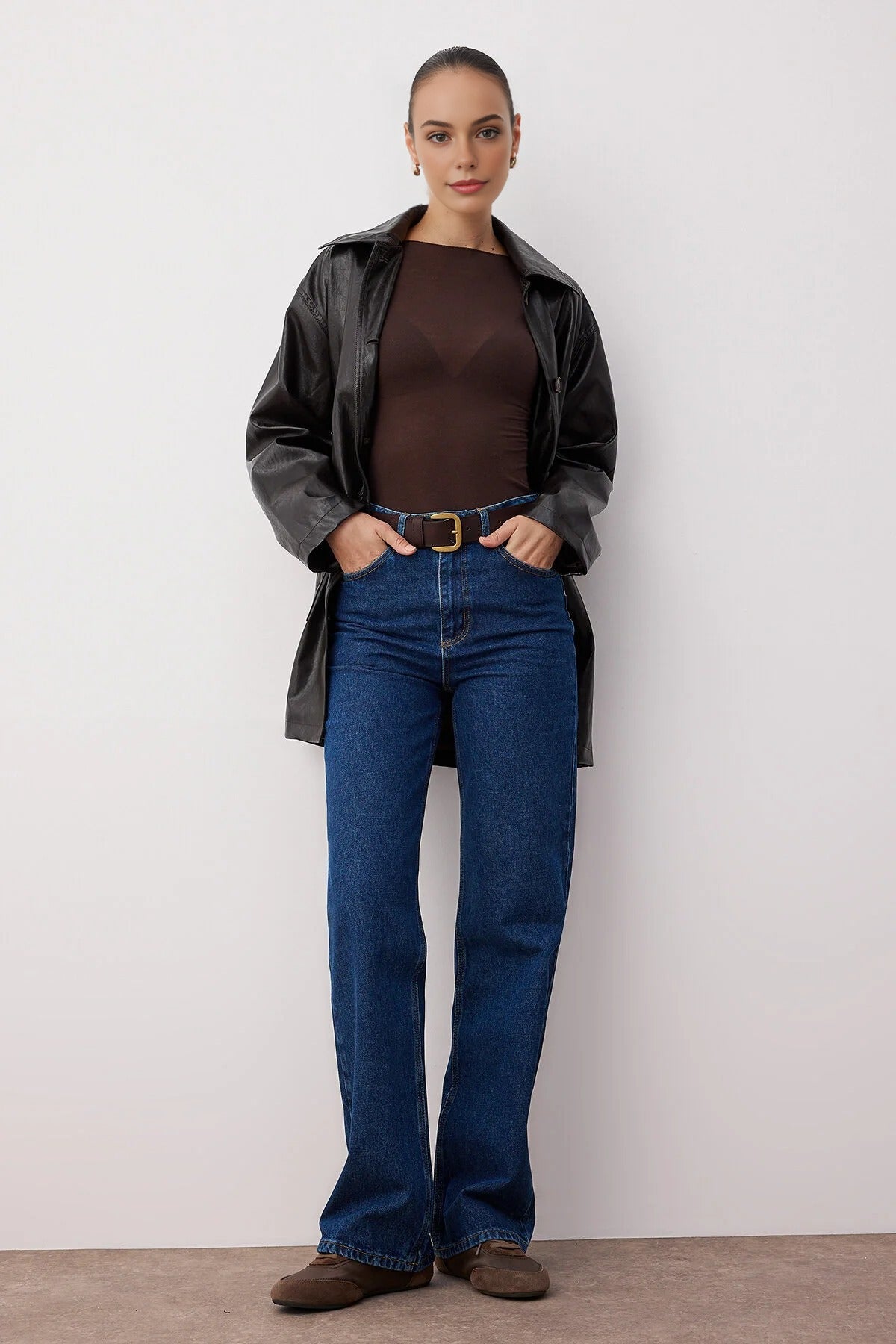 High Waist Wide Leg Jeans