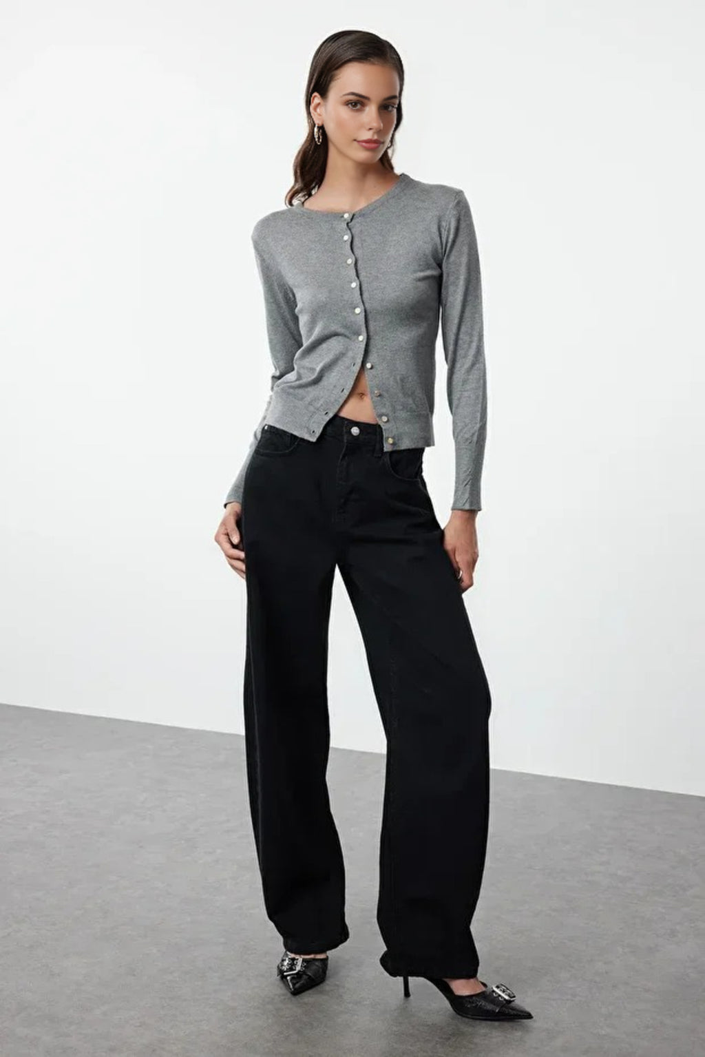 High Waist Baggy Jeans