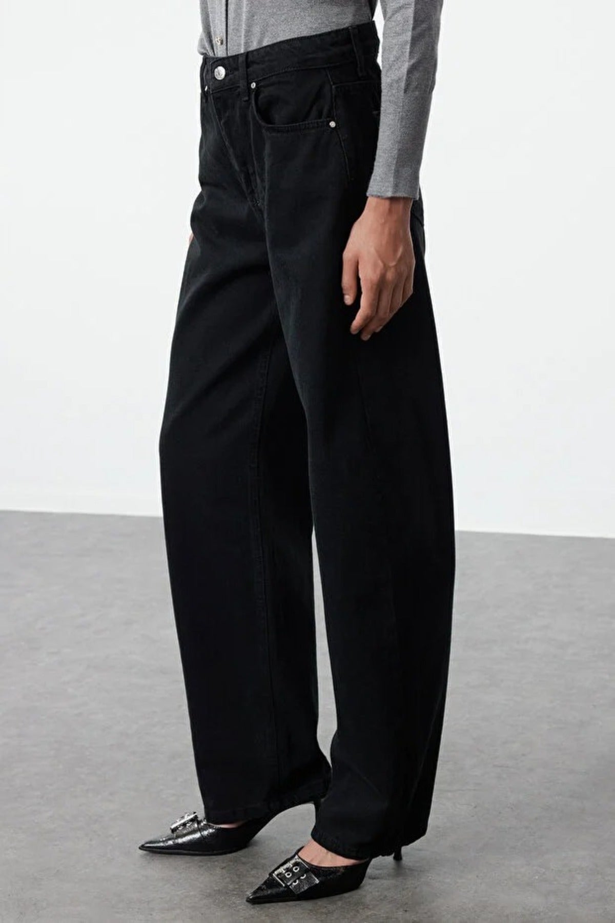 High Waist Baggy Jeans