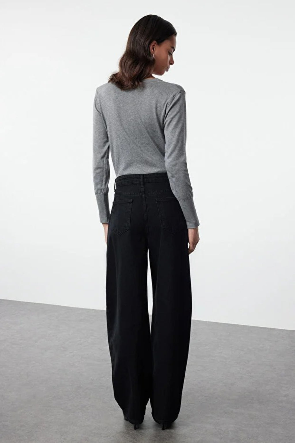 High Waist Baggy Jeans