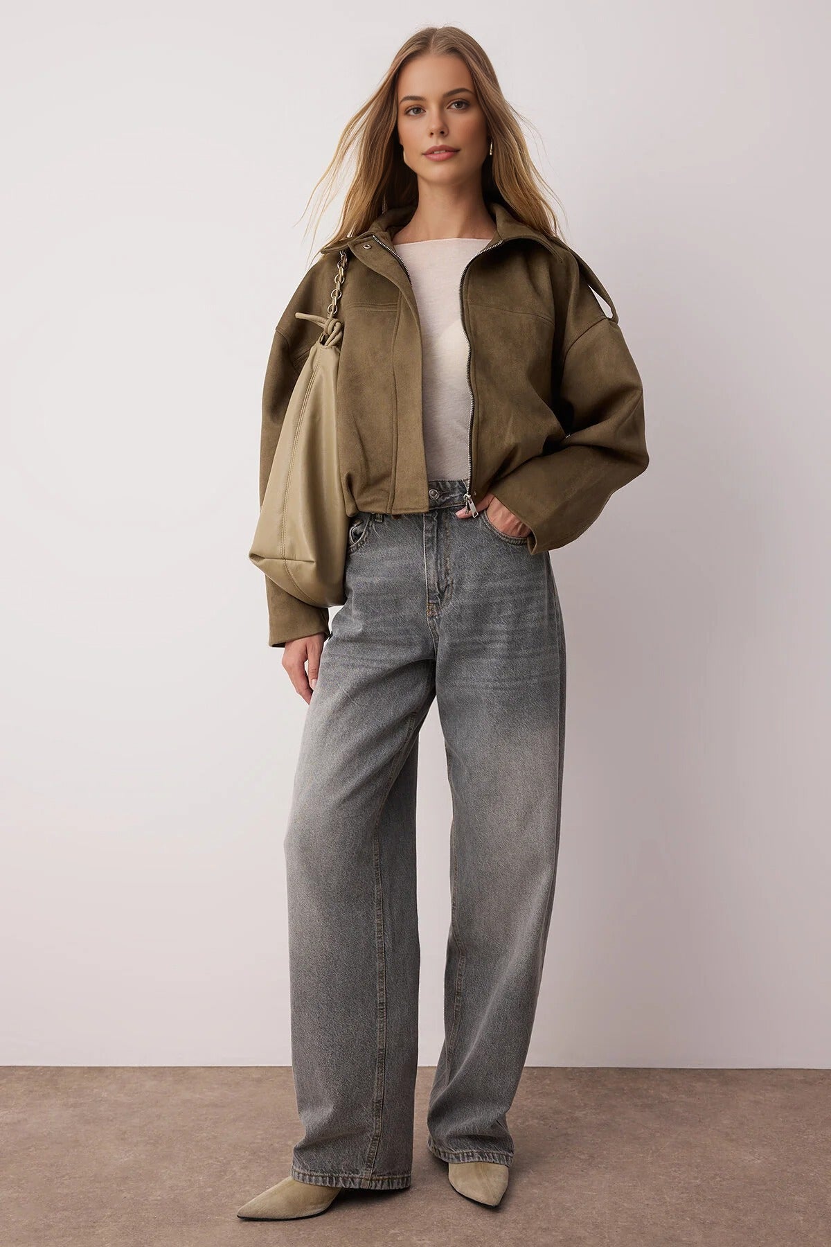 High Waist Baggy Jeans