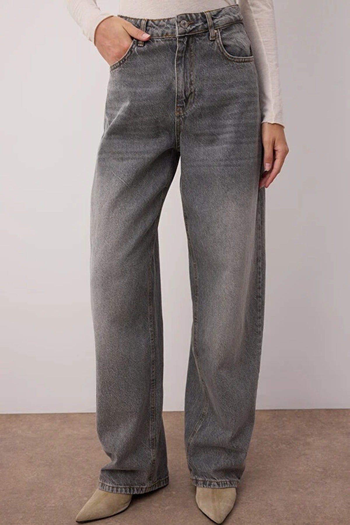 High Waist Baggy Jeans