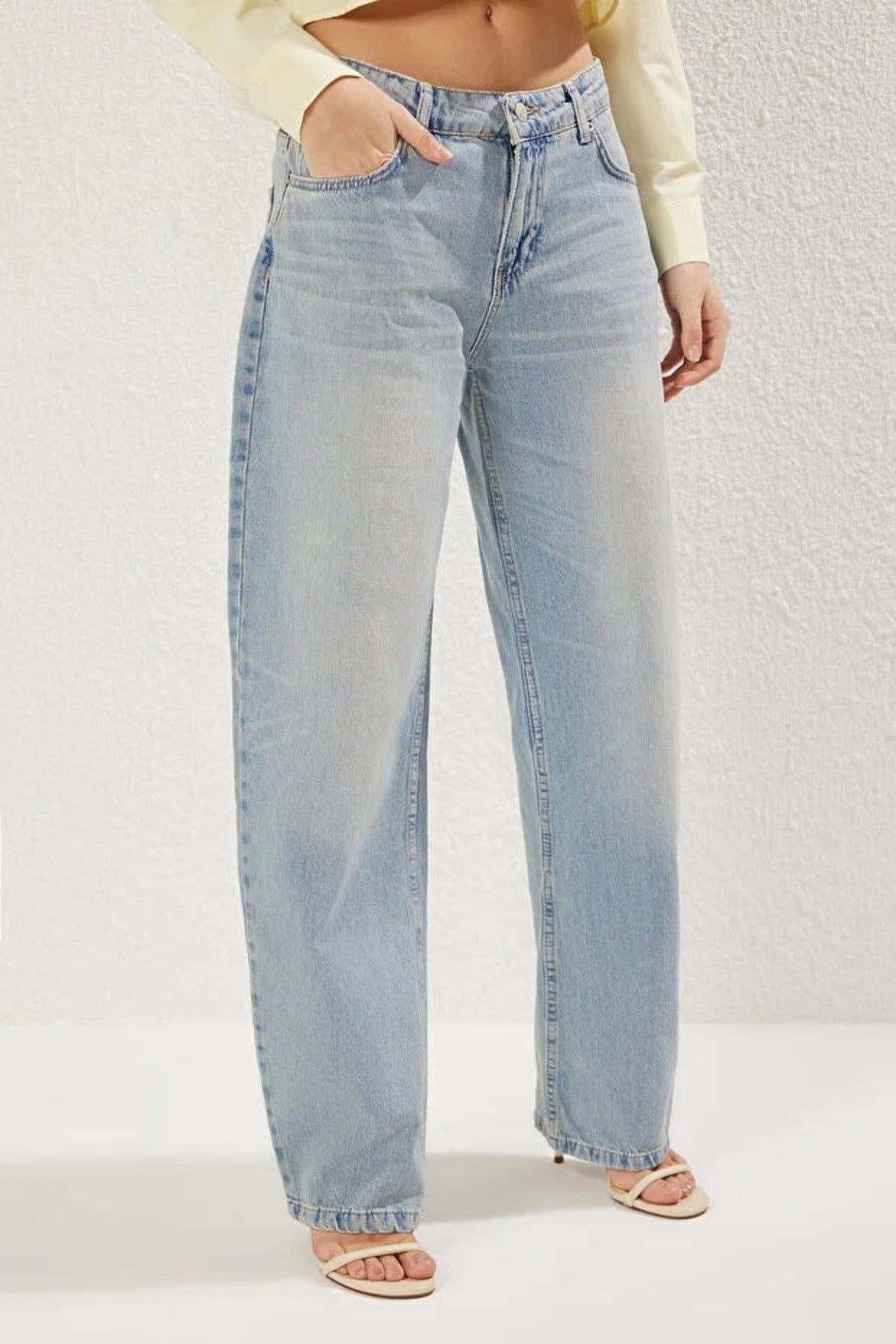 Premium Low Waist Loose Baggy Jeans