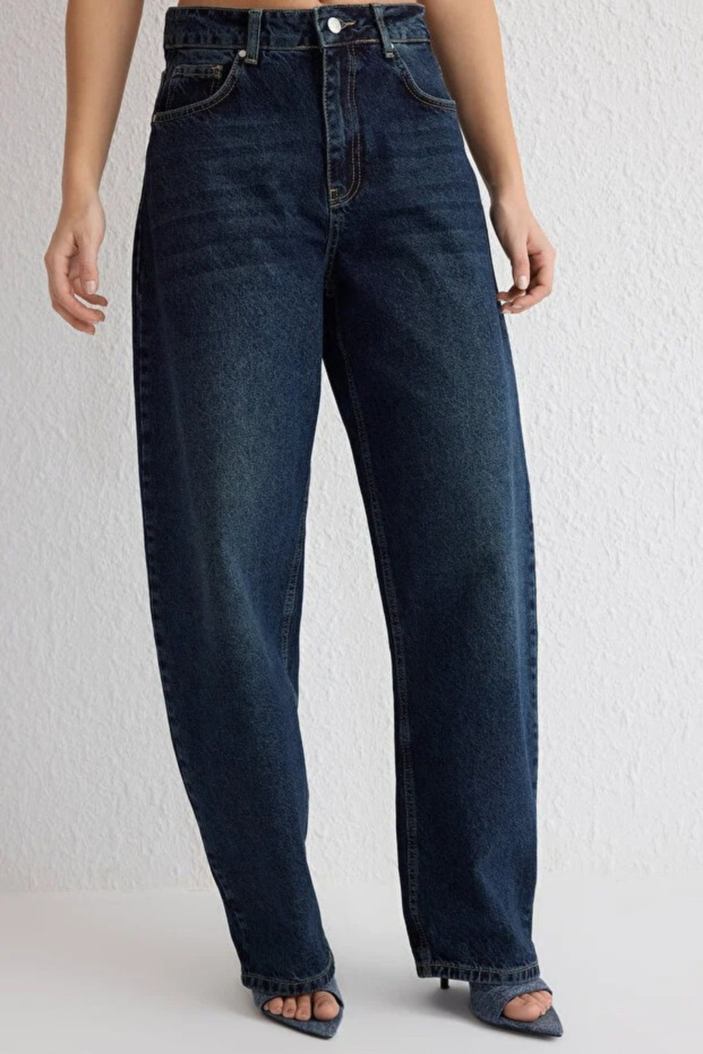 Normal Waist Loose Baggy Jeans