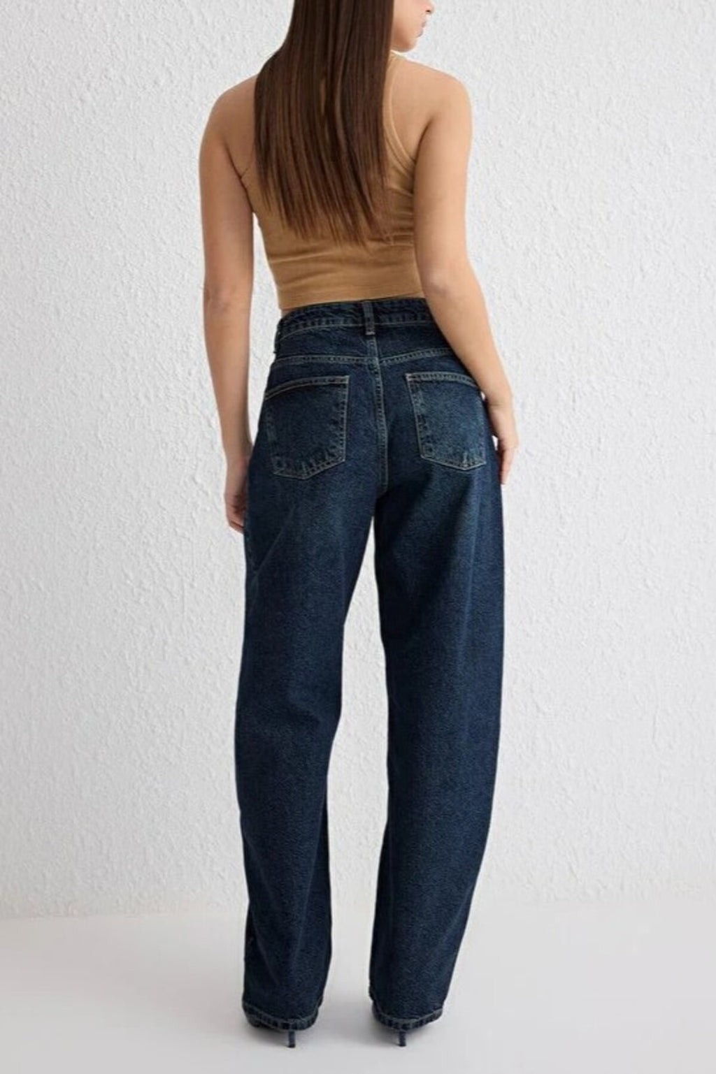 Normal Waist Loose Baggy Jeans