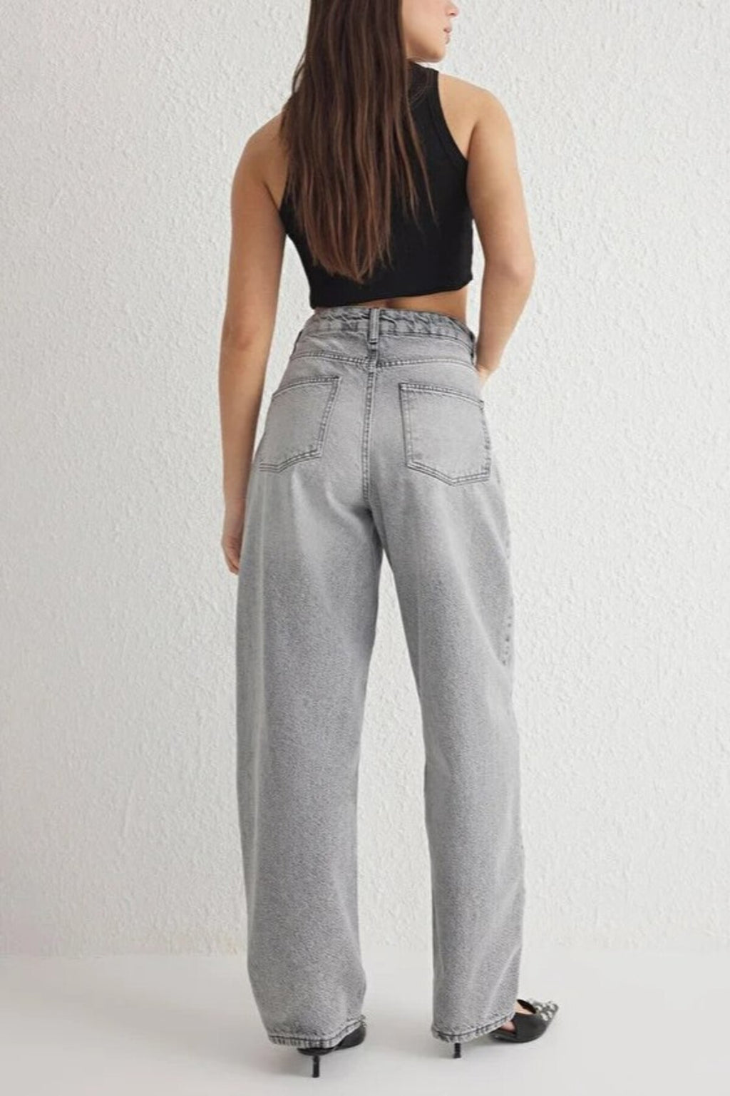 Normal Waist Loose Baggy Jeans