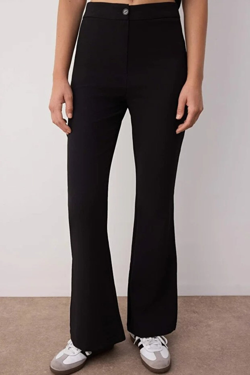Flare Bootcut Woven Trousers