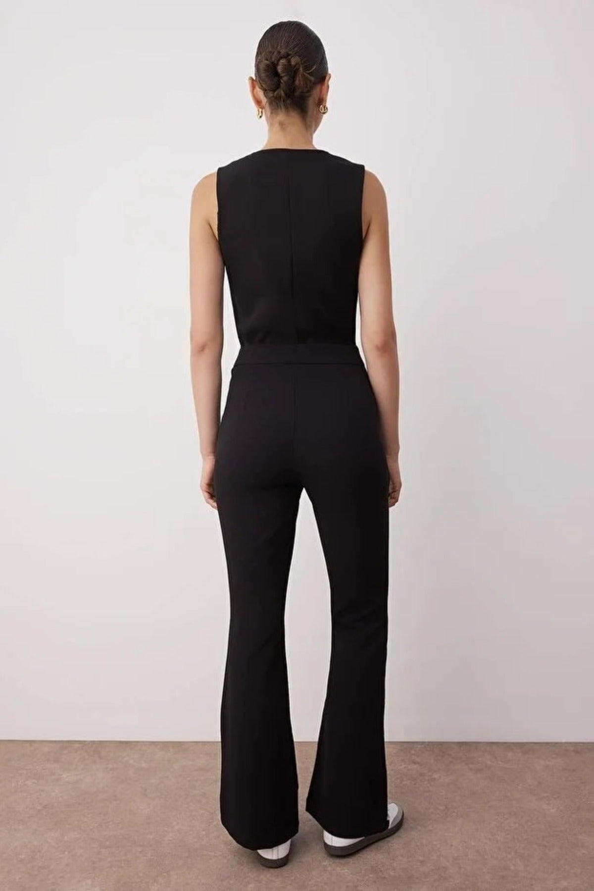 Flare Bootcut Woven Trousers