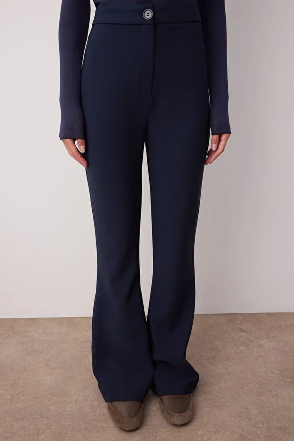 Flare Bootcut Woven Trousers