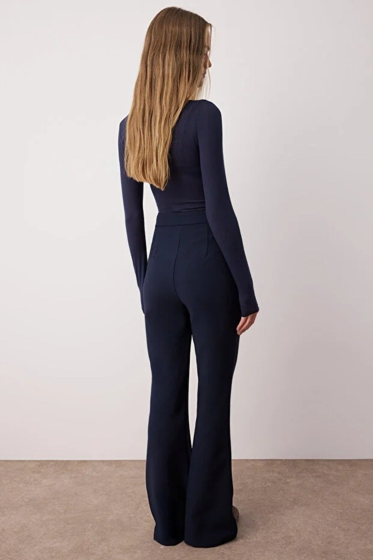 Flare Bootcut Woven Trousers