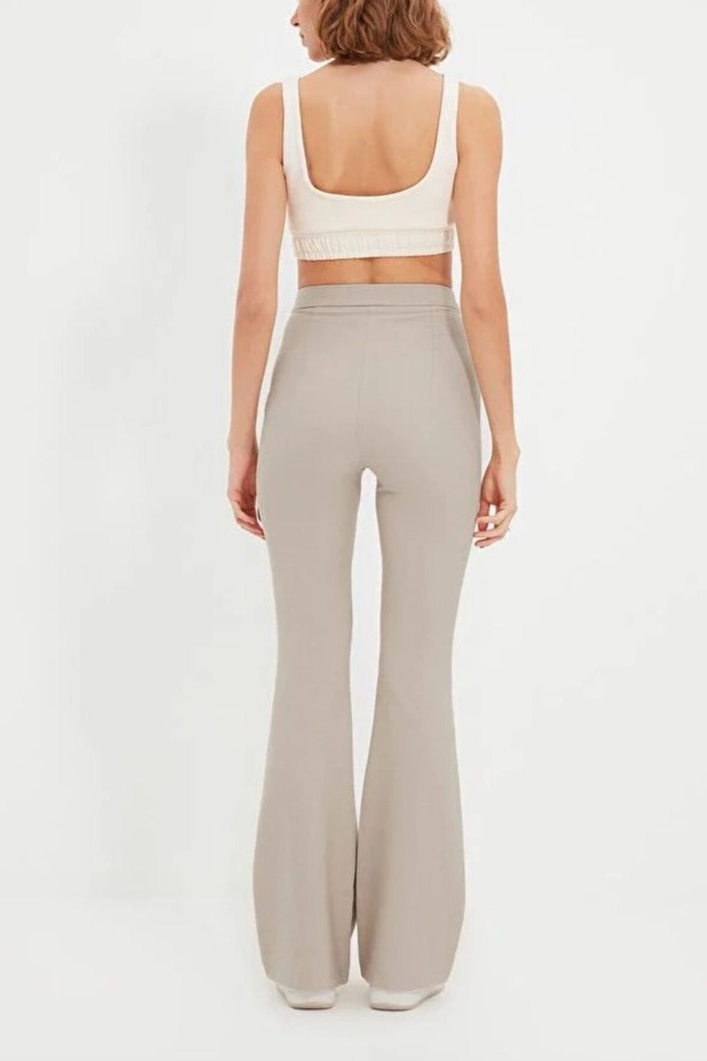 Flare Bootcut Woven Trousers