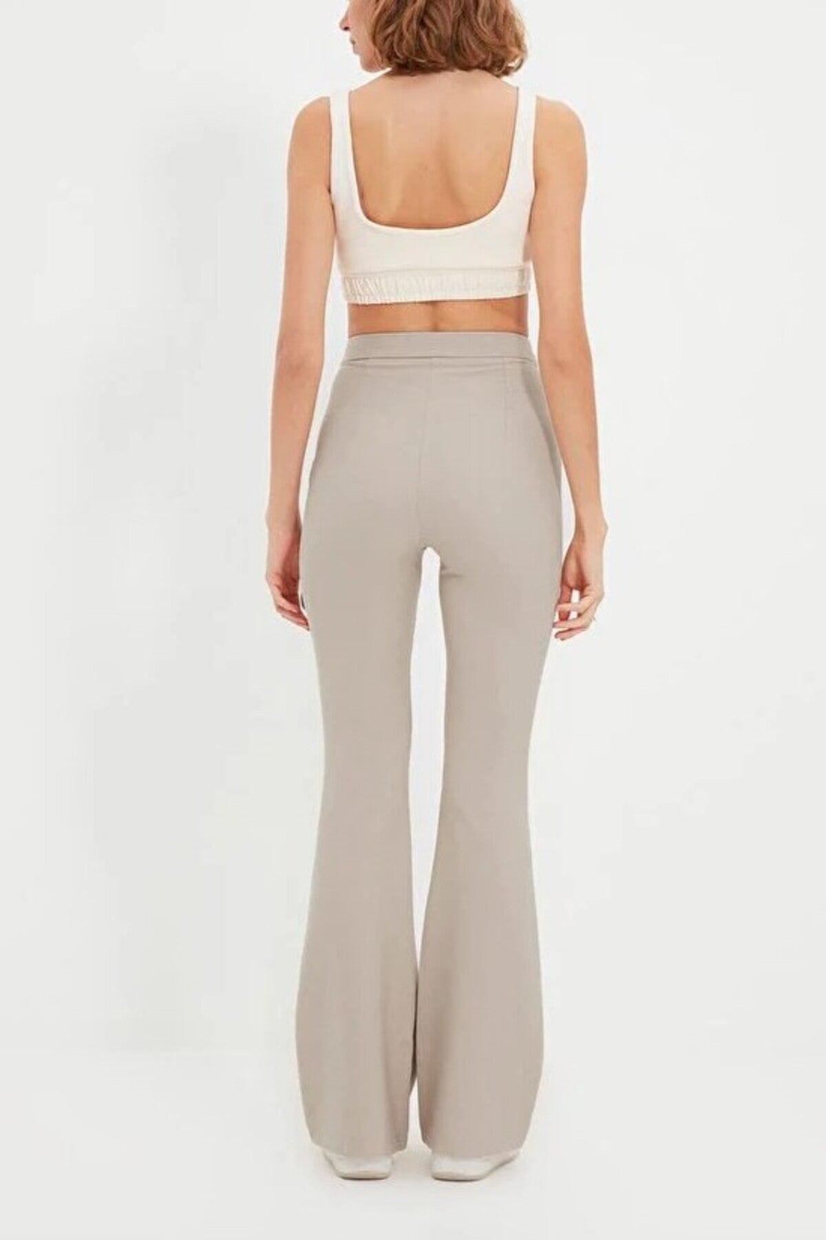 Flare Bootcut Woven Trousers