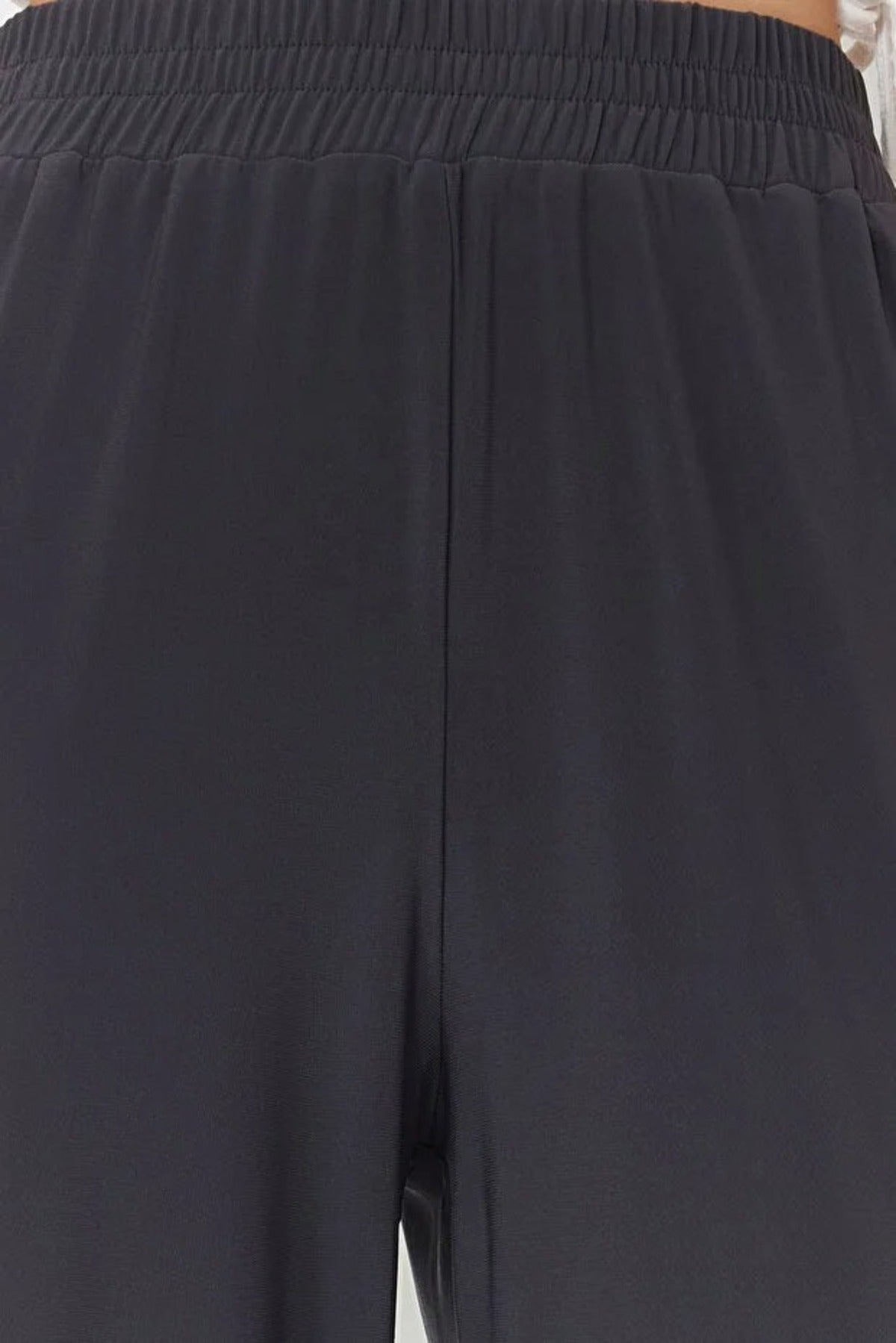 Relaxed Cut High Waist Flexible Trousers