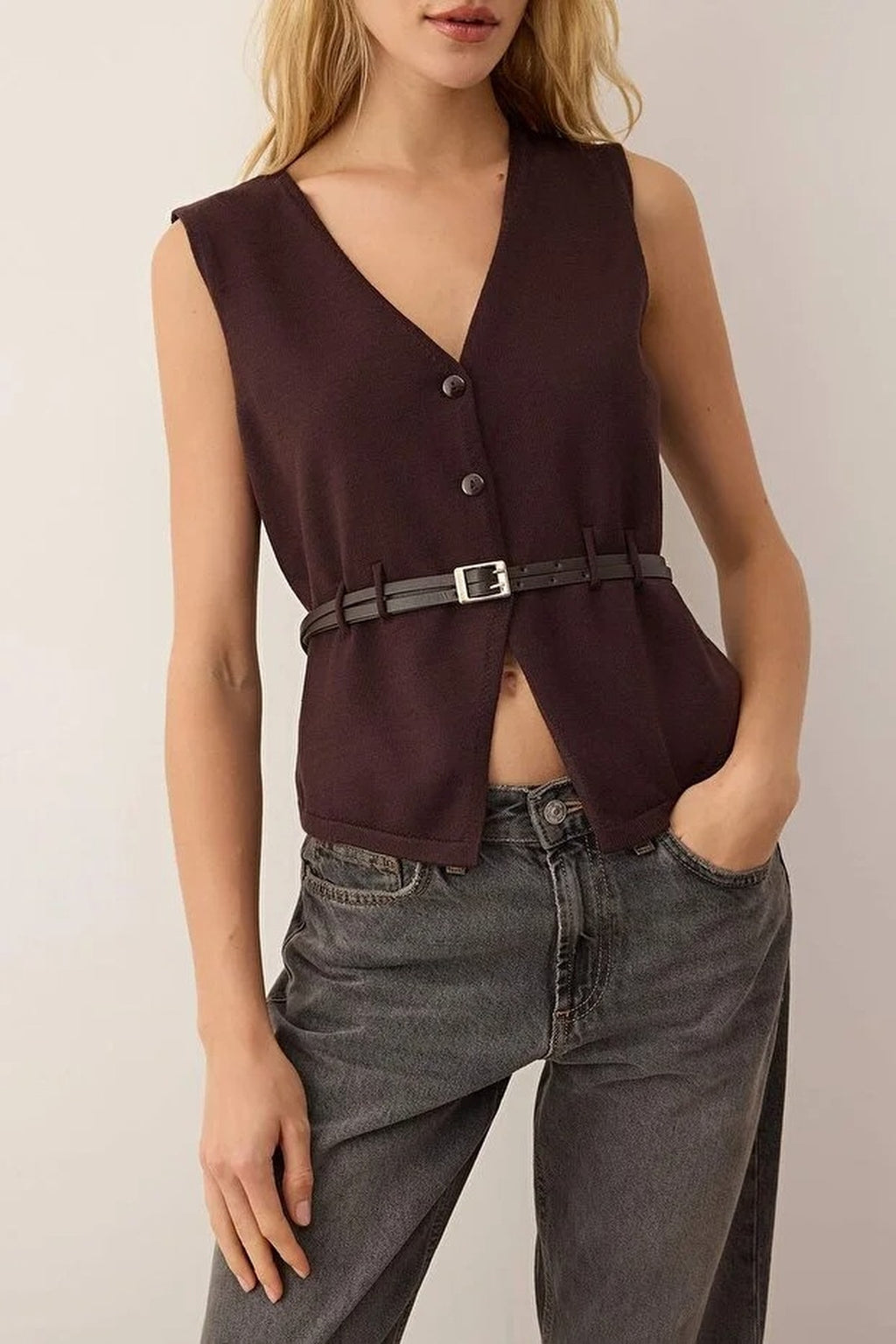 Premium Yarn Knit Vest