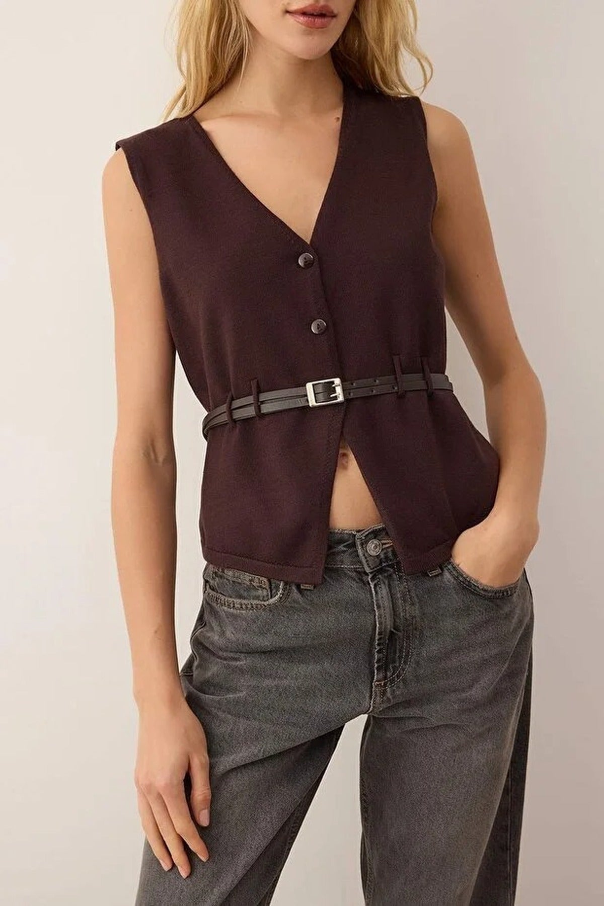 Premium Yarn Knit Vest