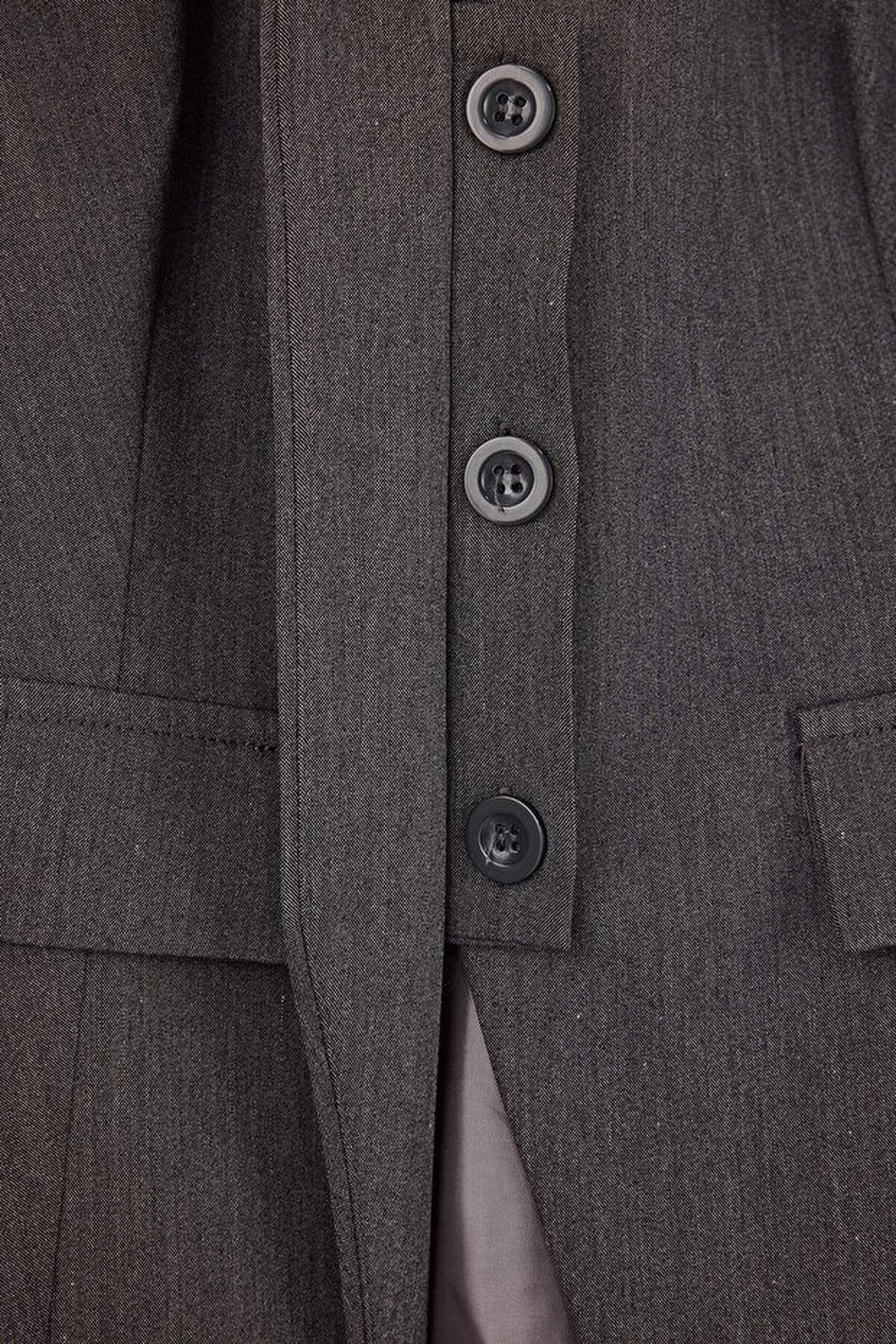 Buttoned Lined Vest