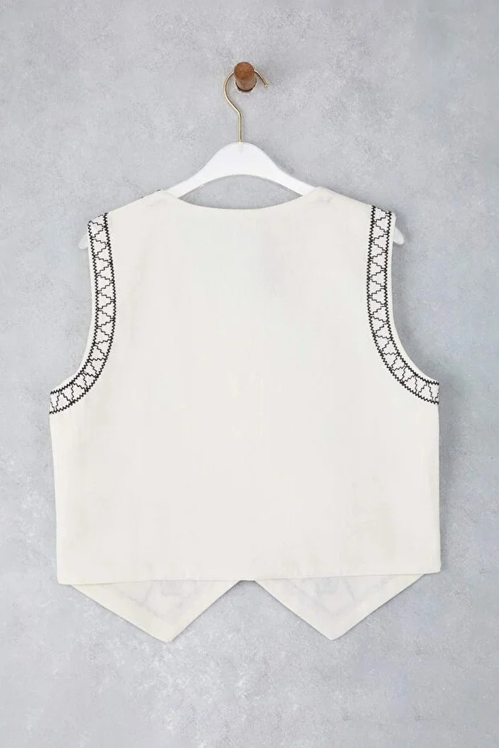 Regular Embroidered Vest