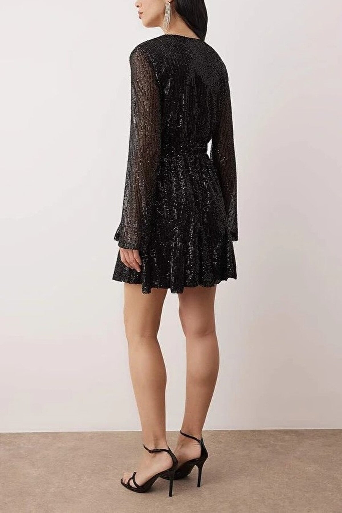 Sequin Mini Lined Party Dress
