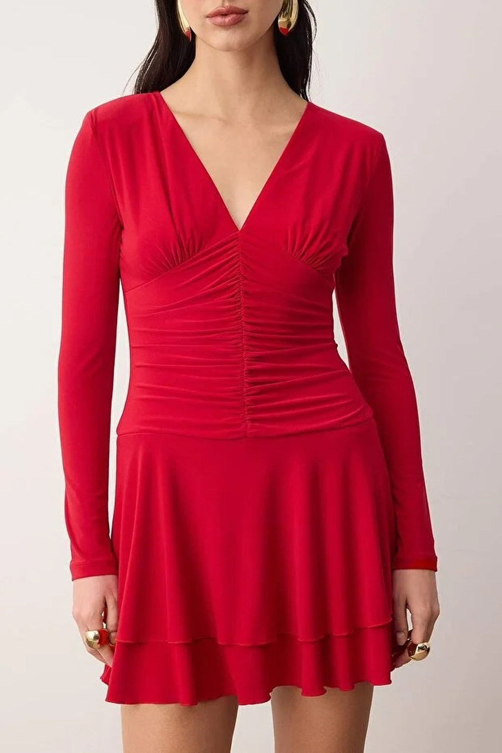 Super Mini Shorts Lined Evening Dress