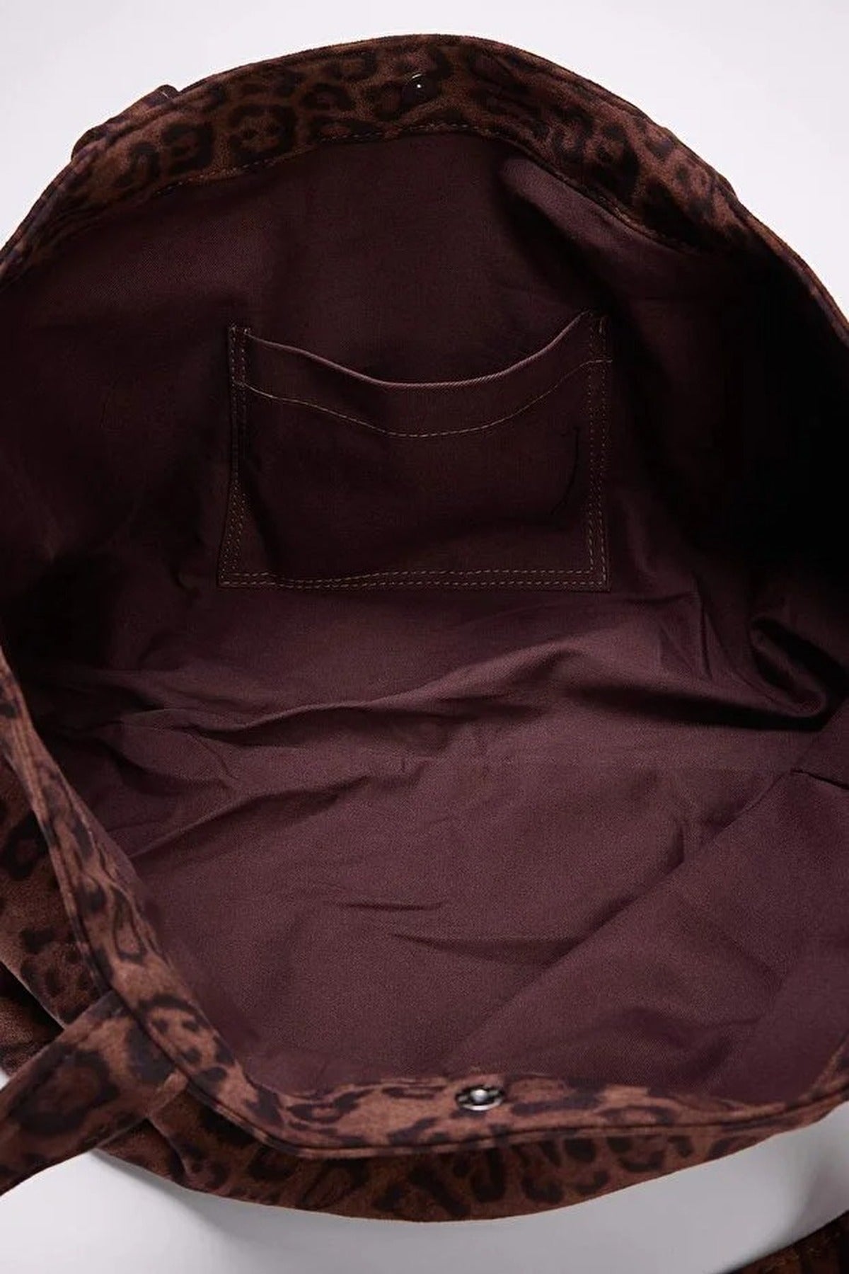 Leopard Print Women's Maxi Shoulder Bag
