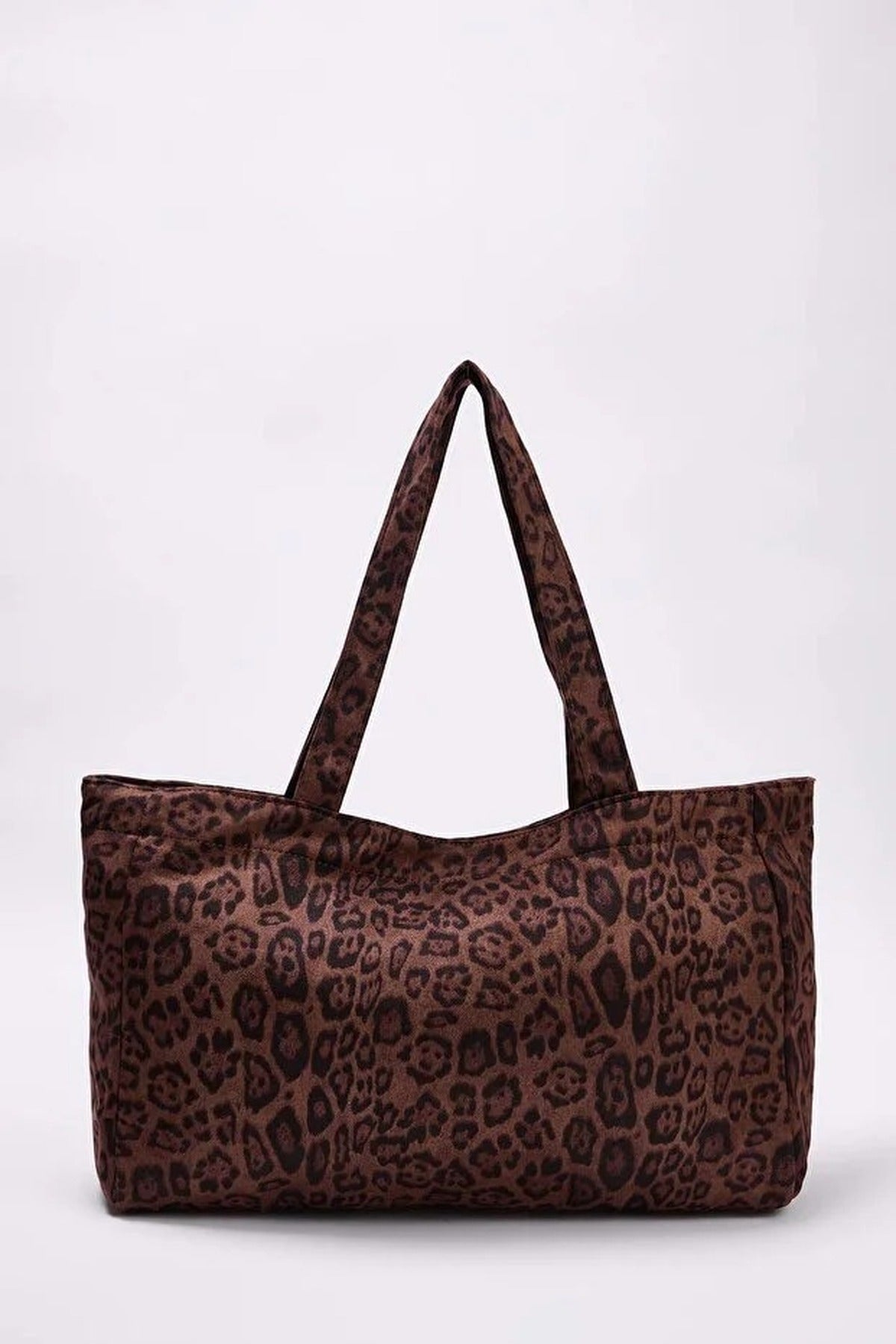Leopard Print Women's Maxi Shoulder Bag
