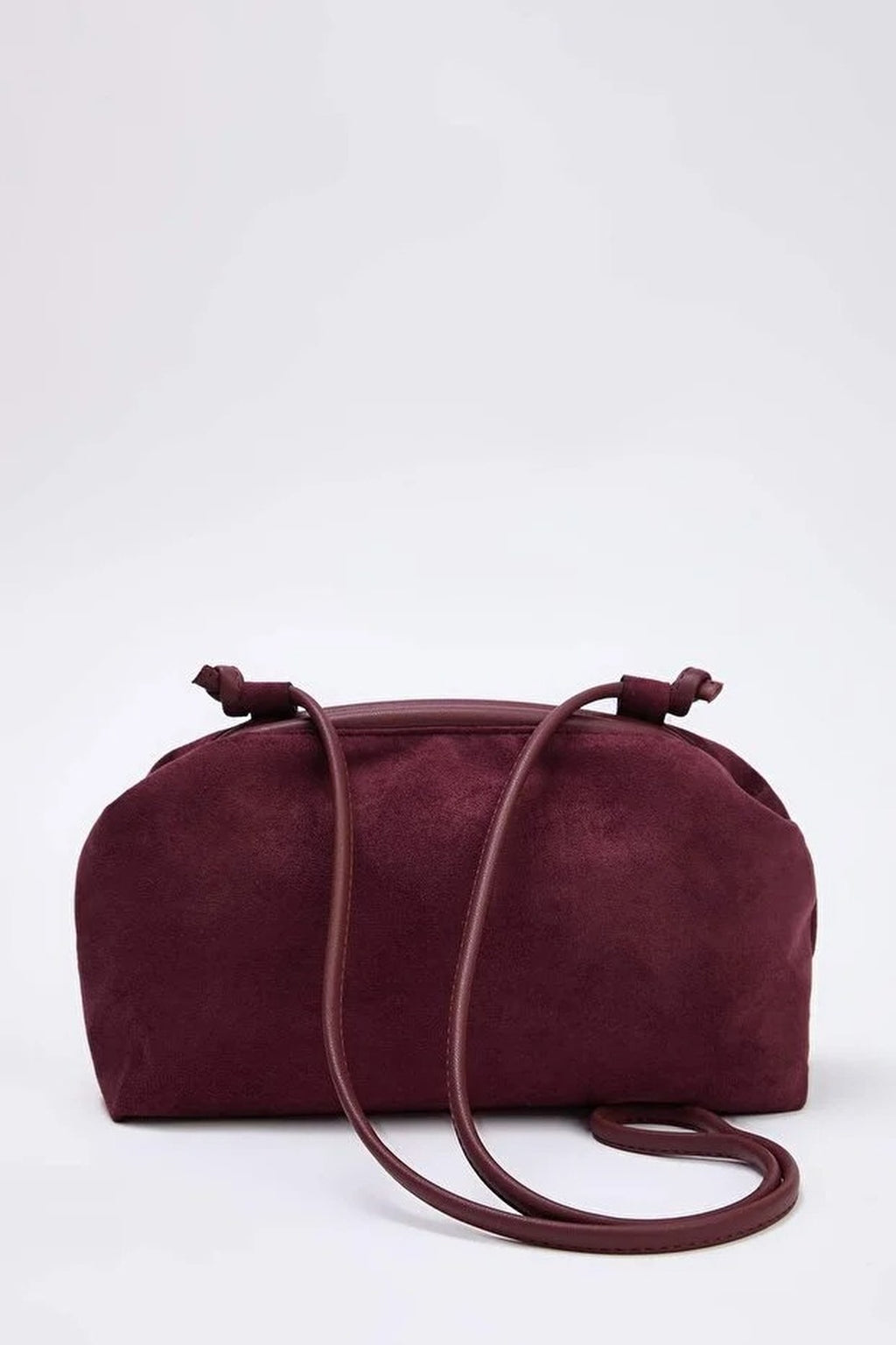 Suede Magnetic Clasp Women's Shoulder Bag