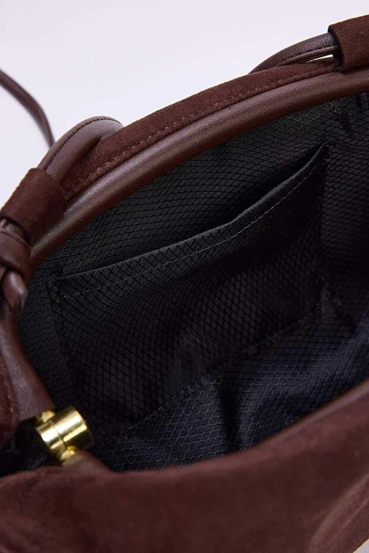 Suede Magnetic Clasp Women's Shoulder Bag