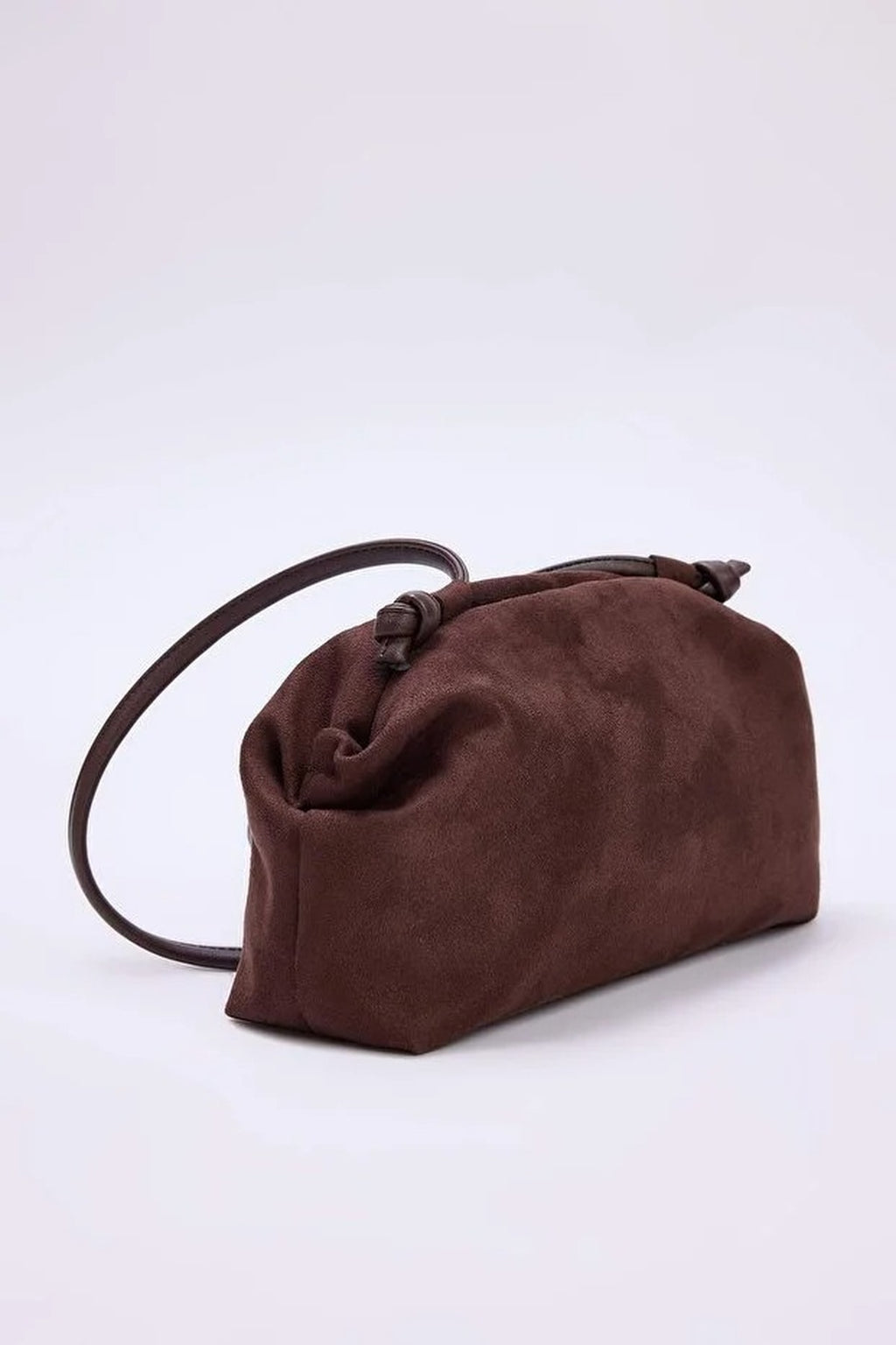 Suede Magnetic Clasp Women's Shoulder Bag