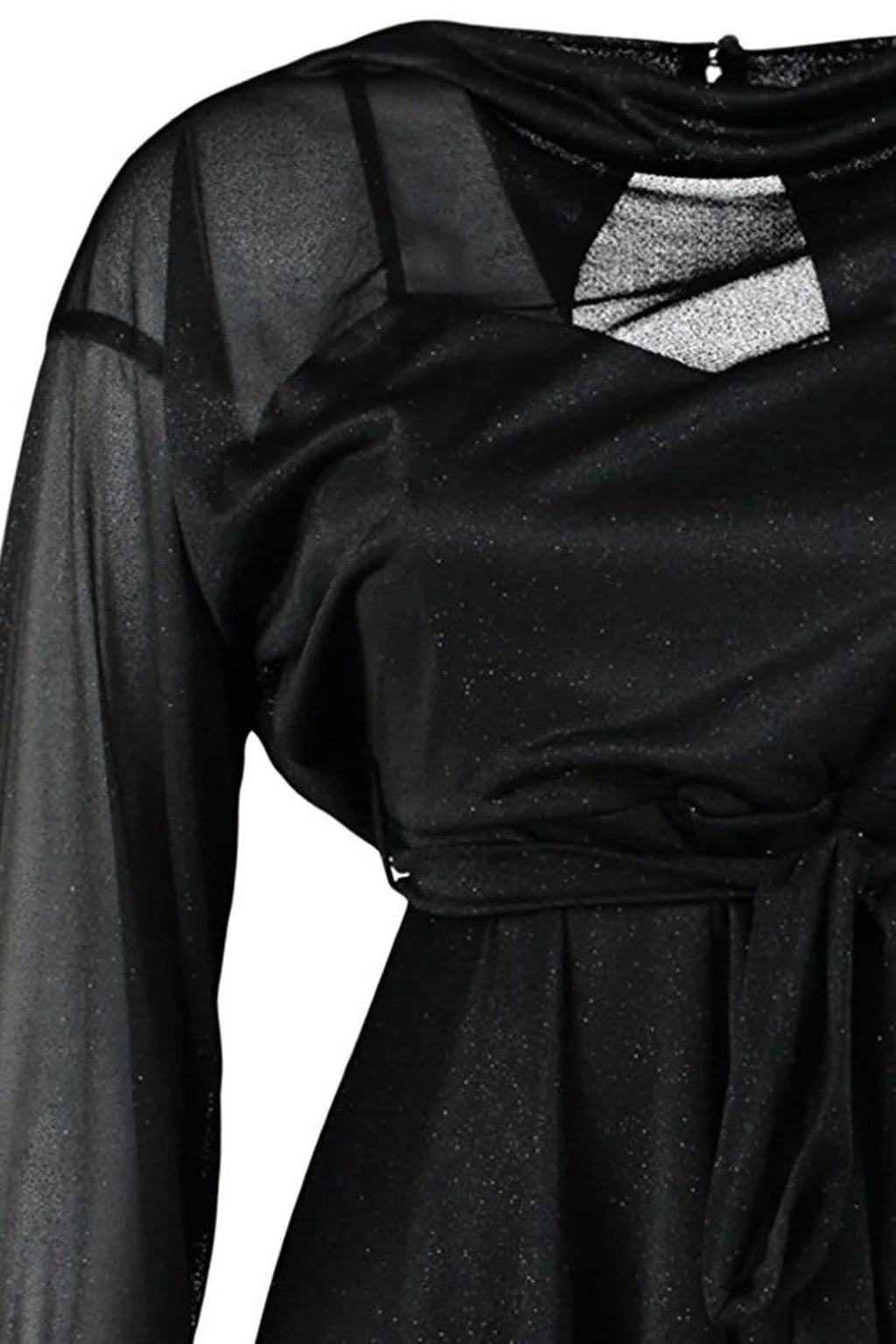 Skater Glitter Mini Knitted Dress
