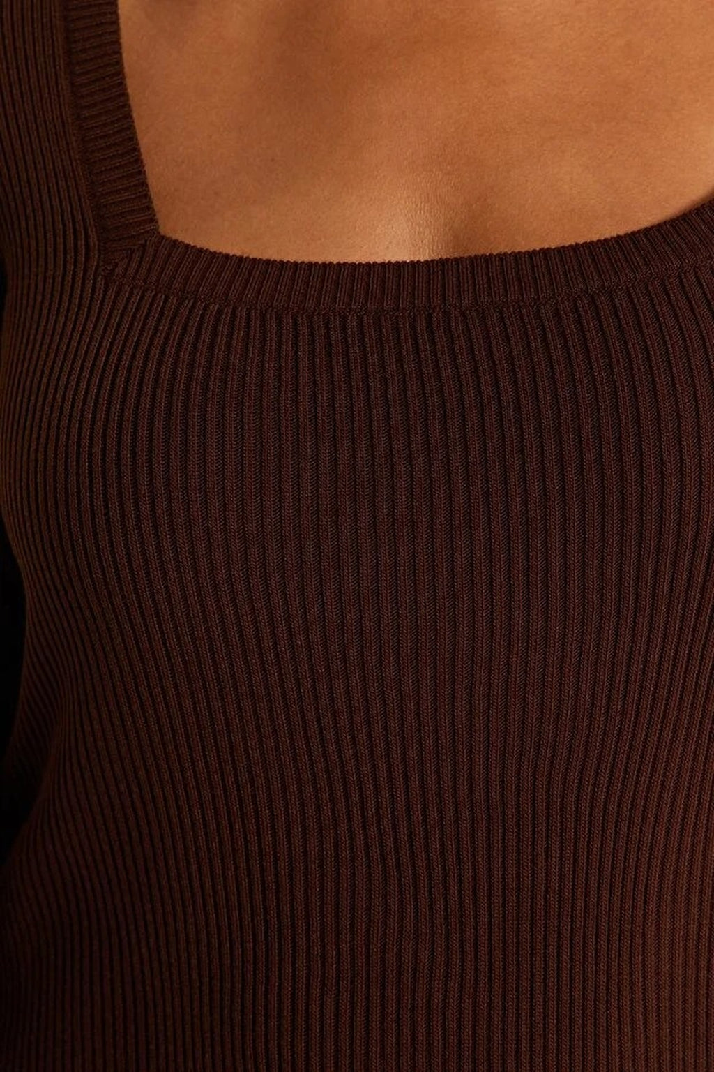 Button Detail Slit Knit Dress